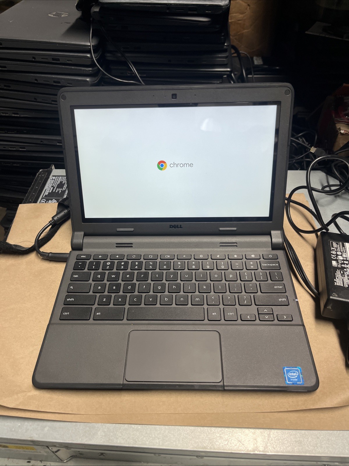 Lot of 10 Dell ChromeBook Touch Screen 3120 P22T 11” 16G Bad Batt No Adapt Unloc