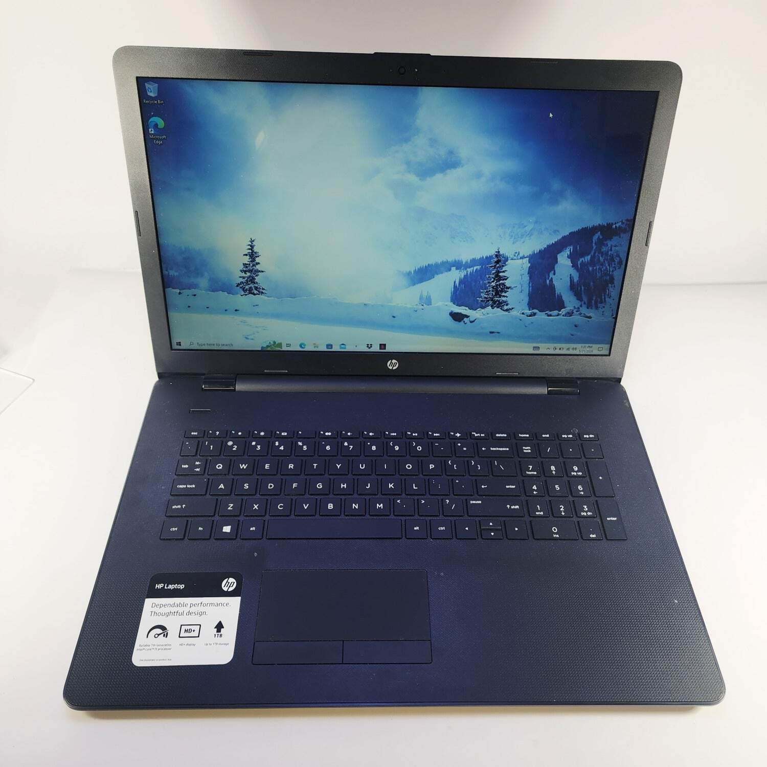 HP Laptop 17-BS049DX 17.3″ i5-7200U 2.5GHz 8GB RAM 1TB HDD