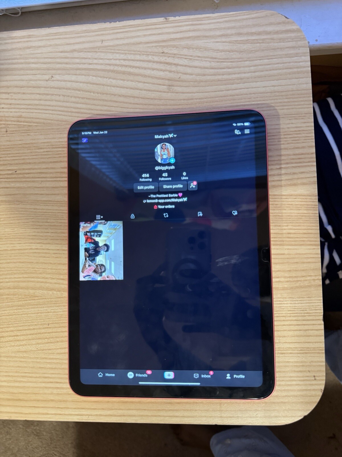 Apple iPad 10.9-inch 2022 Wi-Fi, 64GB, Pink, 10th Generation (With TikTok)