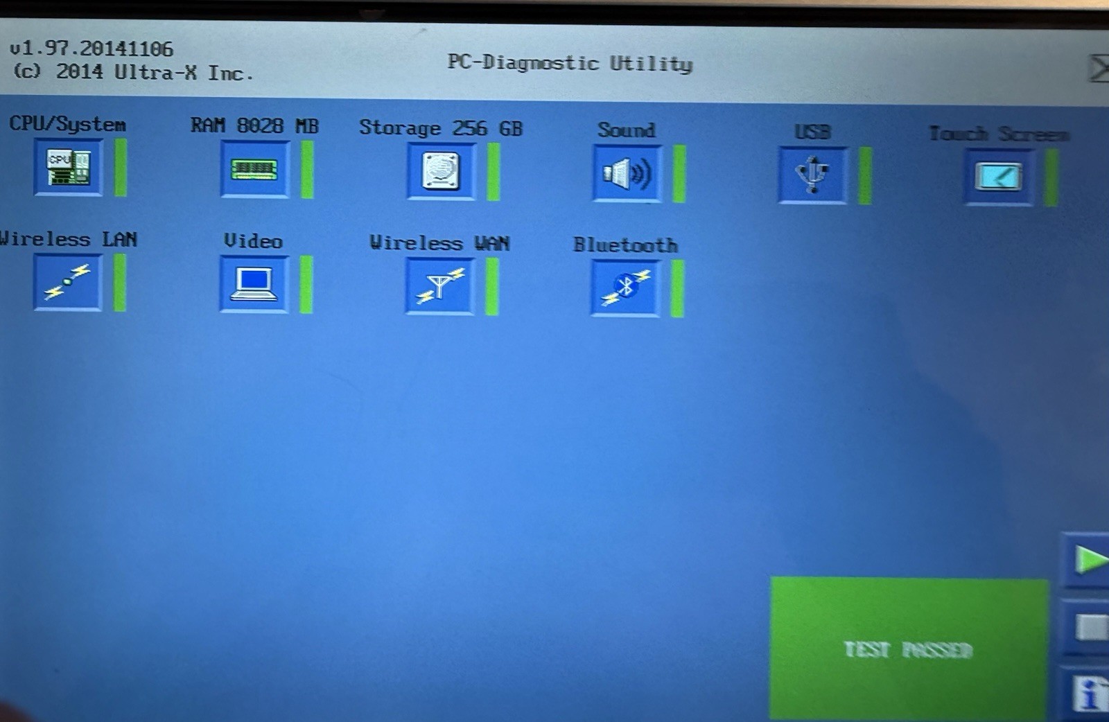 Panasonic Toughpad FZ-G1 10.1″ Core i5-5300U 8GB RAM 256gb SSD Barcode Scanner