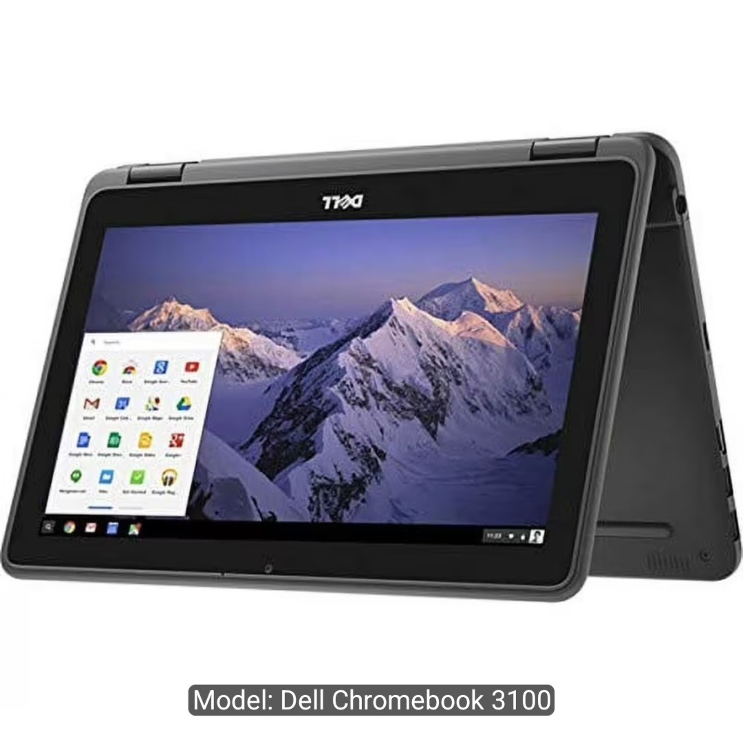 Dell Chromebook 3100 11.6″ Black Intel Celeron Chrome OS Laptop w/ Webcam