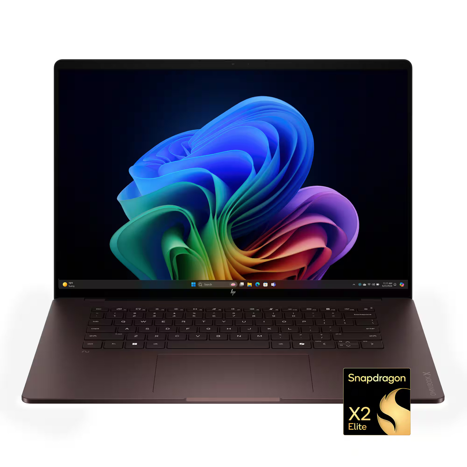 HP – OmniBook X 16 in 2K OLED Touchscreen – Snapdragon X2 Elite – 24GB 512GB SSD