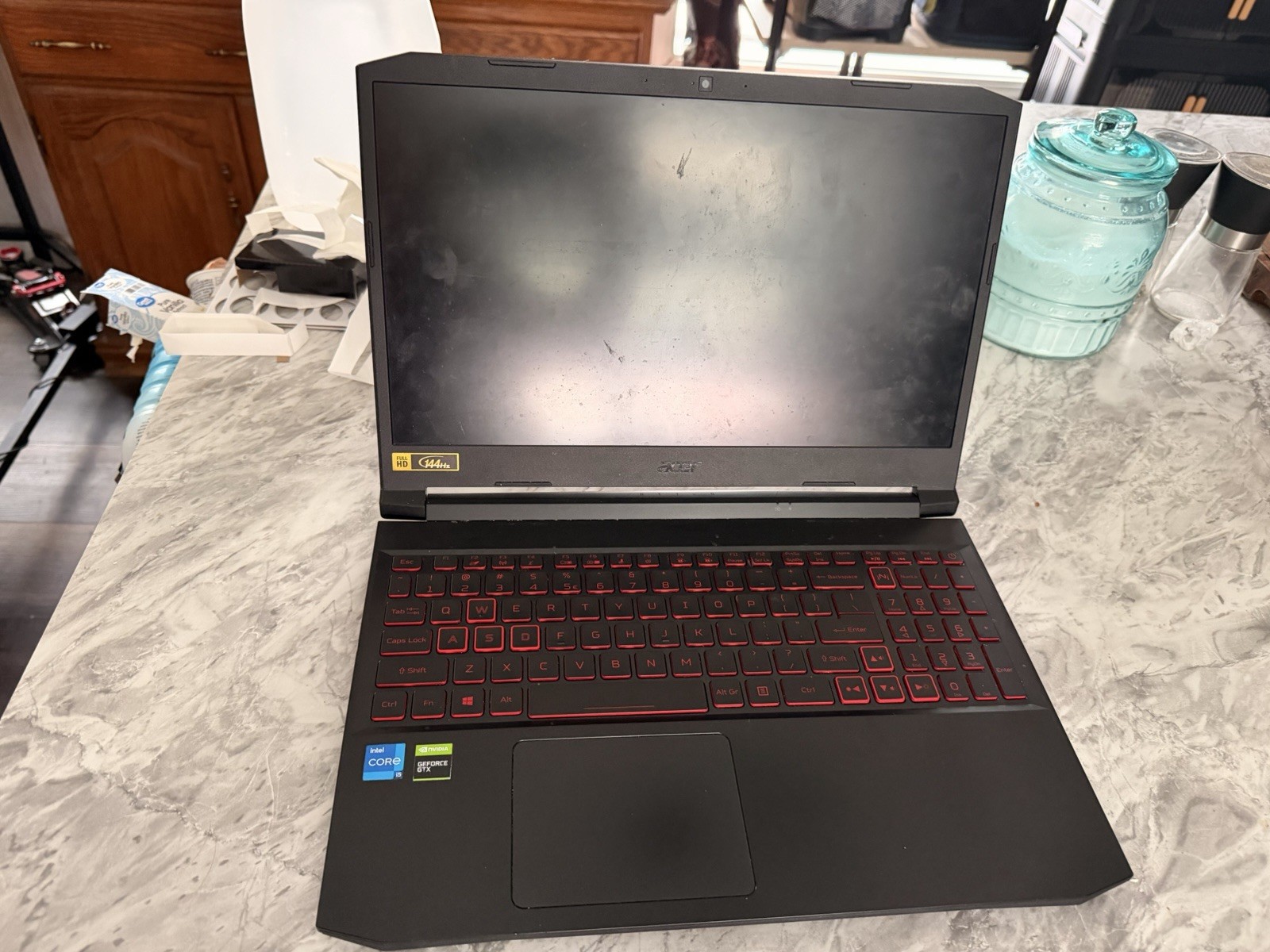 Acer Nitro 5 AN515-47-53SQ Gaming Laptop, Intel i5, 8GB RAM, SSD, NVIDIA, Black