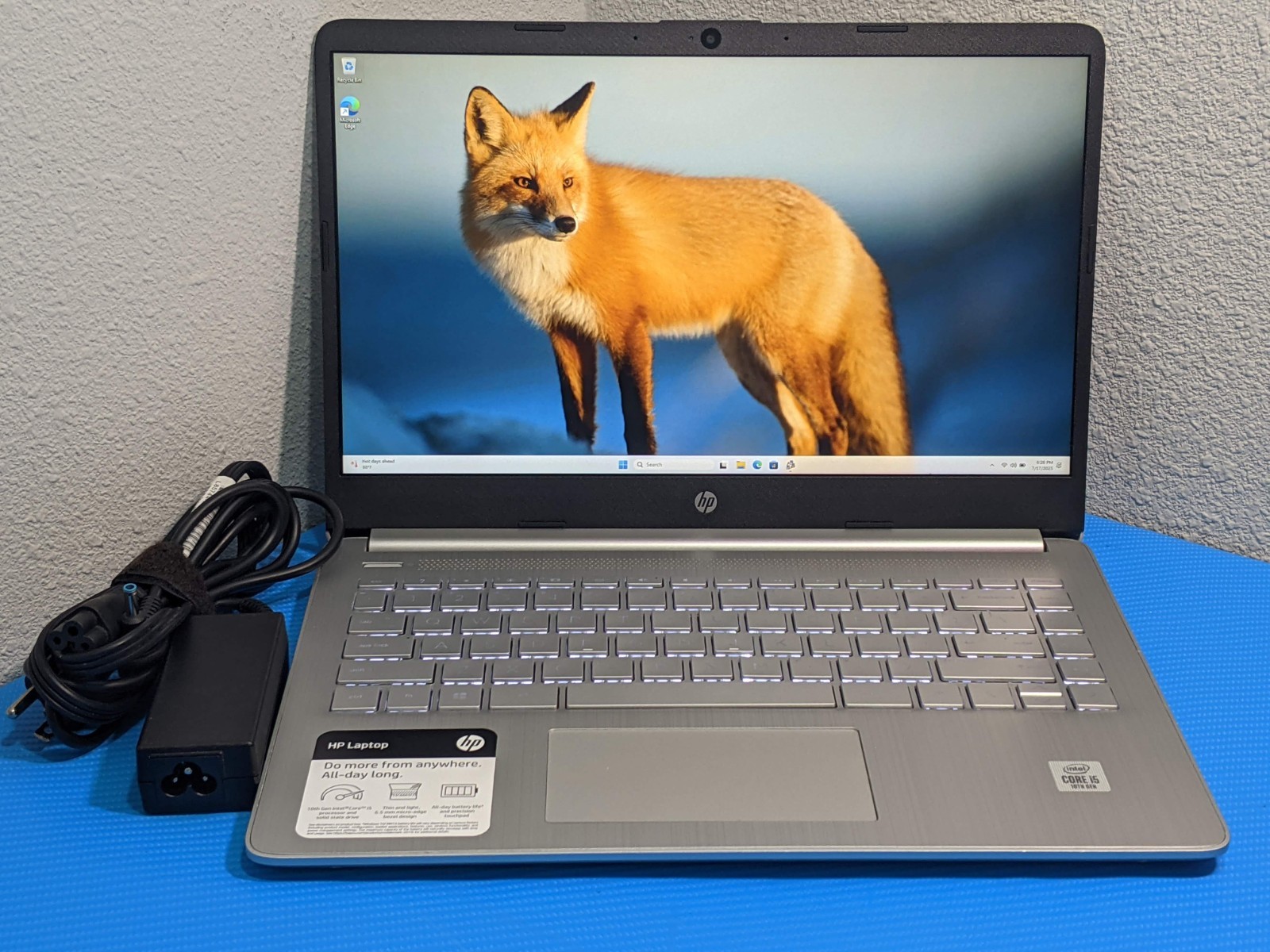 HP 14-dq1033cl 14″ FHD i5-1035G1 1GHz 12GB 128GB SSD Win11Home 99tt +Charger