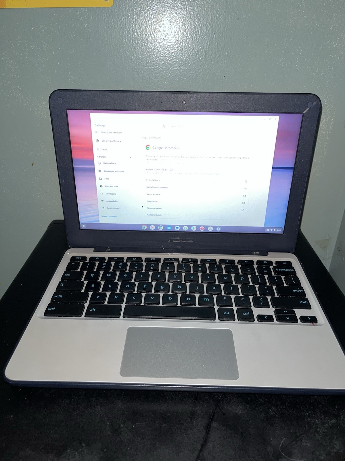ASUS Chromebook 11.6″ Laptop Chrome OS Built-in Webcam Wi-Fi USB HDMI