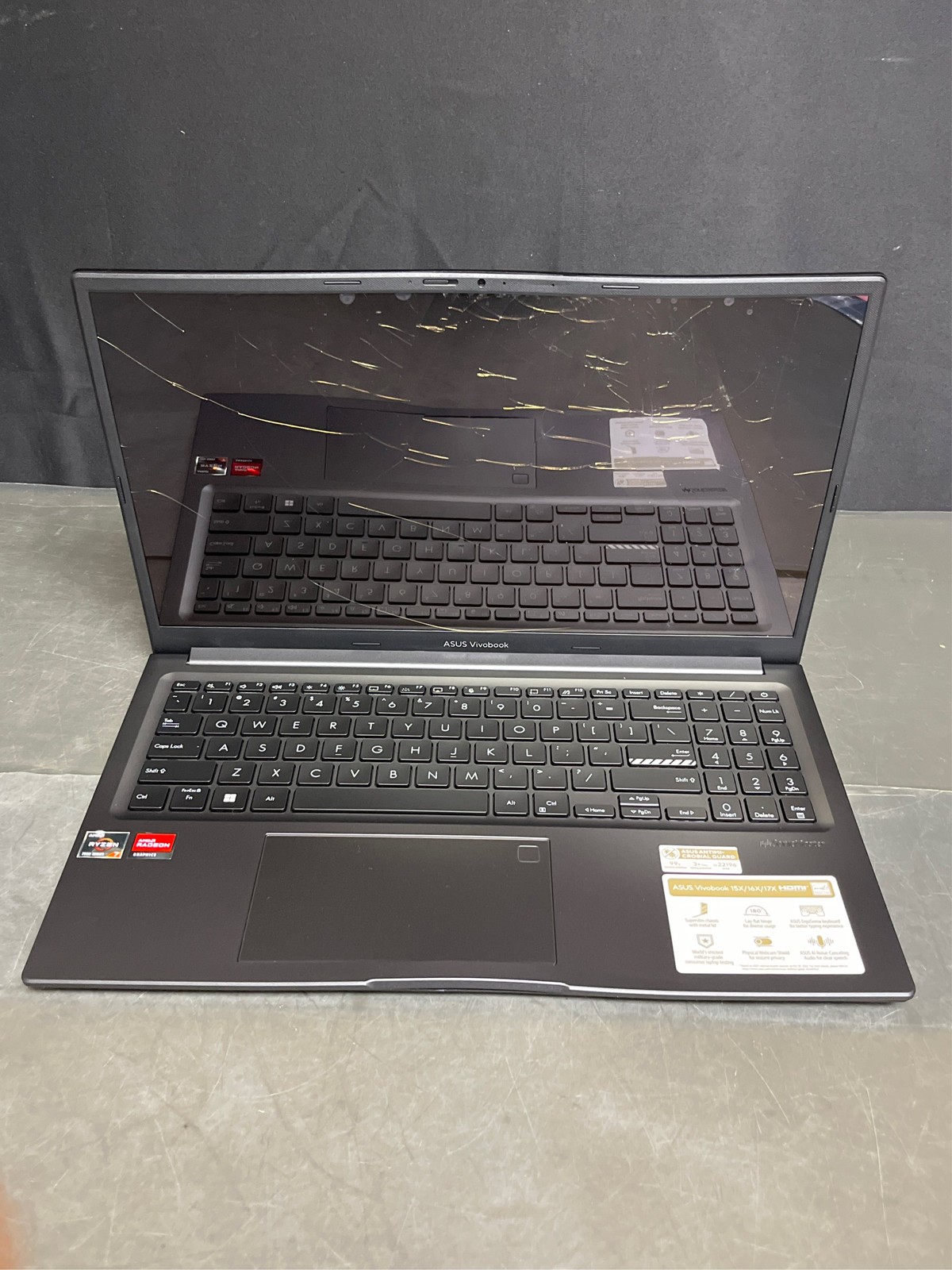 ASUS Vivobook 15X OLED Laptop, 15.6″ FHD OLED Display, AMD Ryzen™ 7 *For Parts*