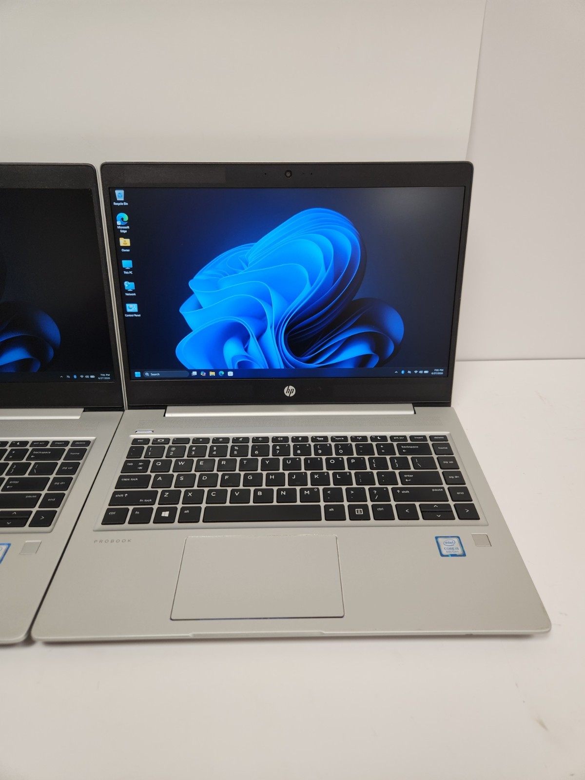 Lot of 2 HP ProBook 440 G6 Core i5-8265U, 8GB RAM, 256GB NVME, Win11 PRO #0514