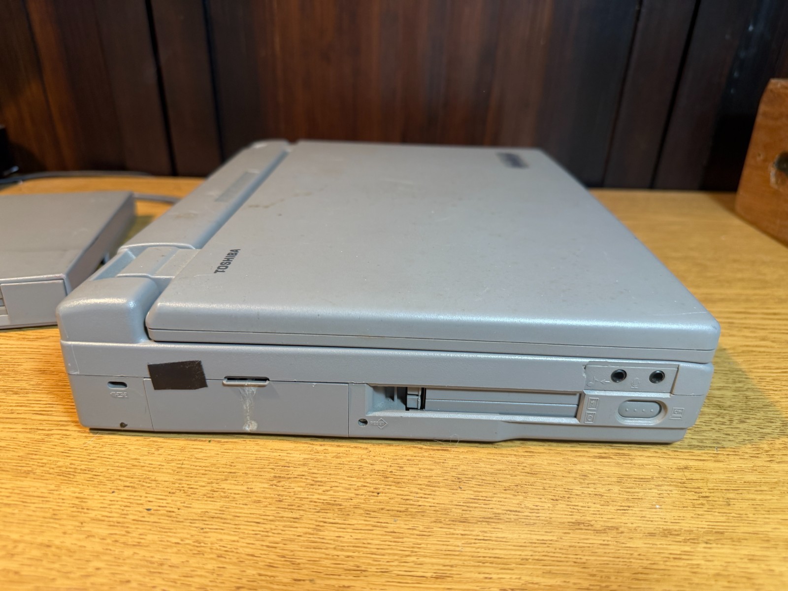 Vintage Laptop Toshiba Satellite Pro 405CS & FDD Case Floppy AS-IS For Parts