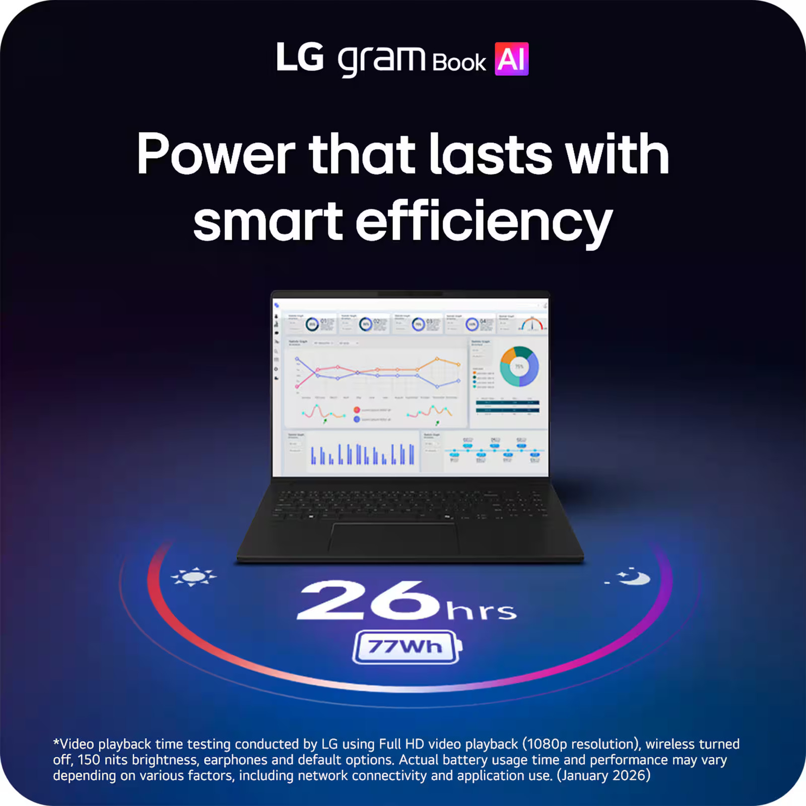 LG – gram Book 16″ Copilot+ PC Touchscreen Laptop with AMD Ryzen AI 7 445 -16…