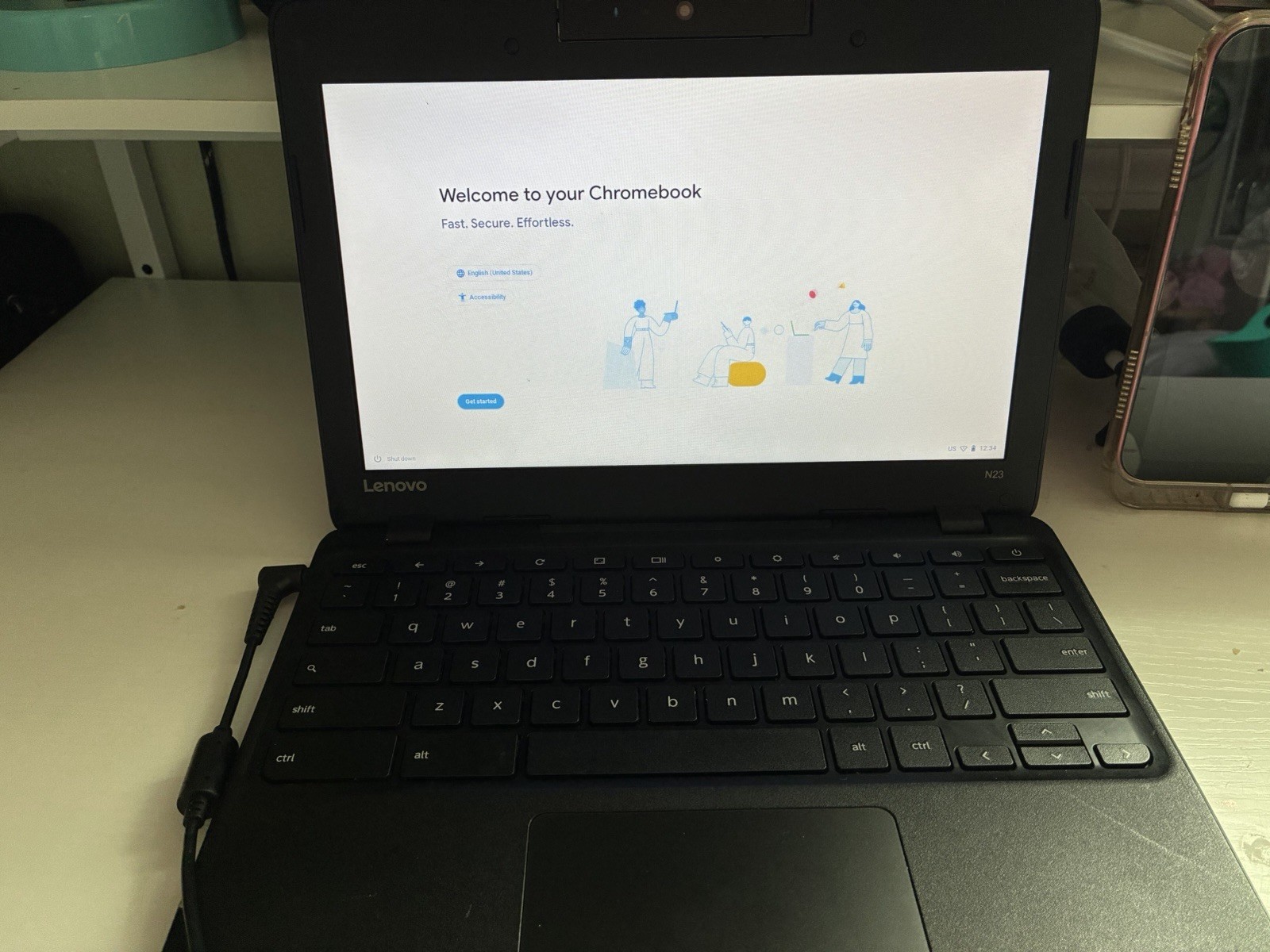 Lenovo N23 Chromebook 11.6″ Intel Celeron 4GB 32GB SSD Chrome OS Silver