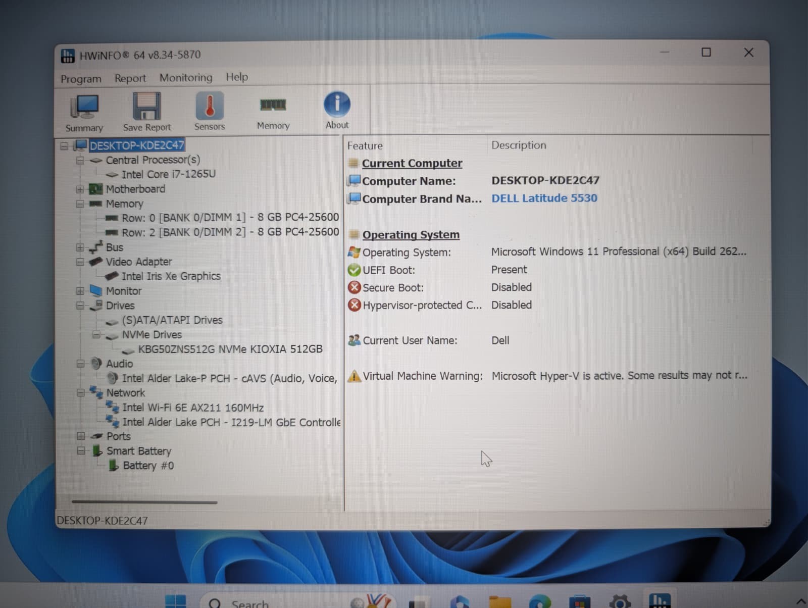 15″ Dell Latitude 5530 | i7 12th 16GB RAM 512GB SSD | FHD Backlit FPS Win 11 Pro
