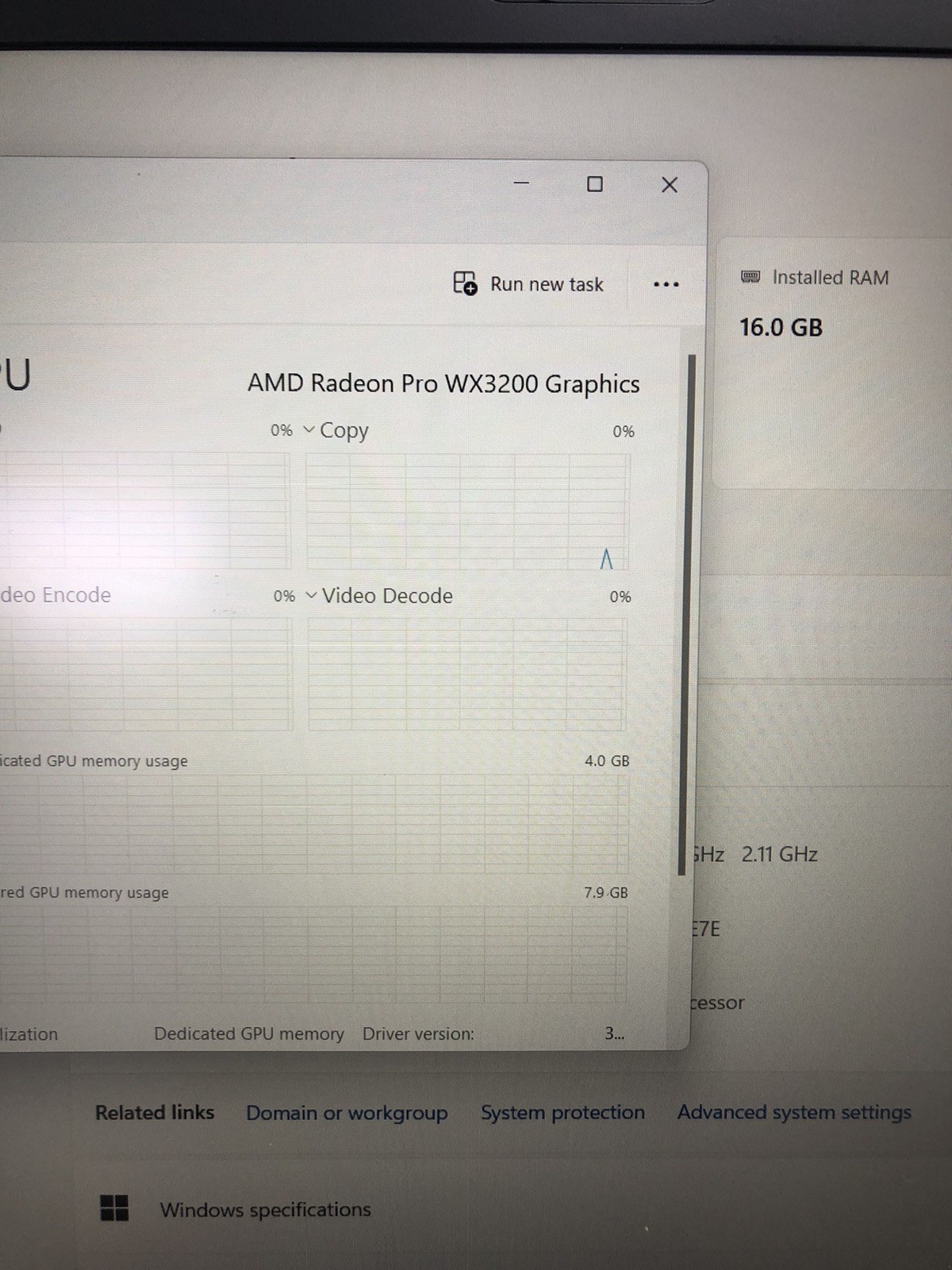 HP ZBook 15u G6 Touchscreen i7 16GB 512GB SSD AMD Radeon Pro 4GB Win11