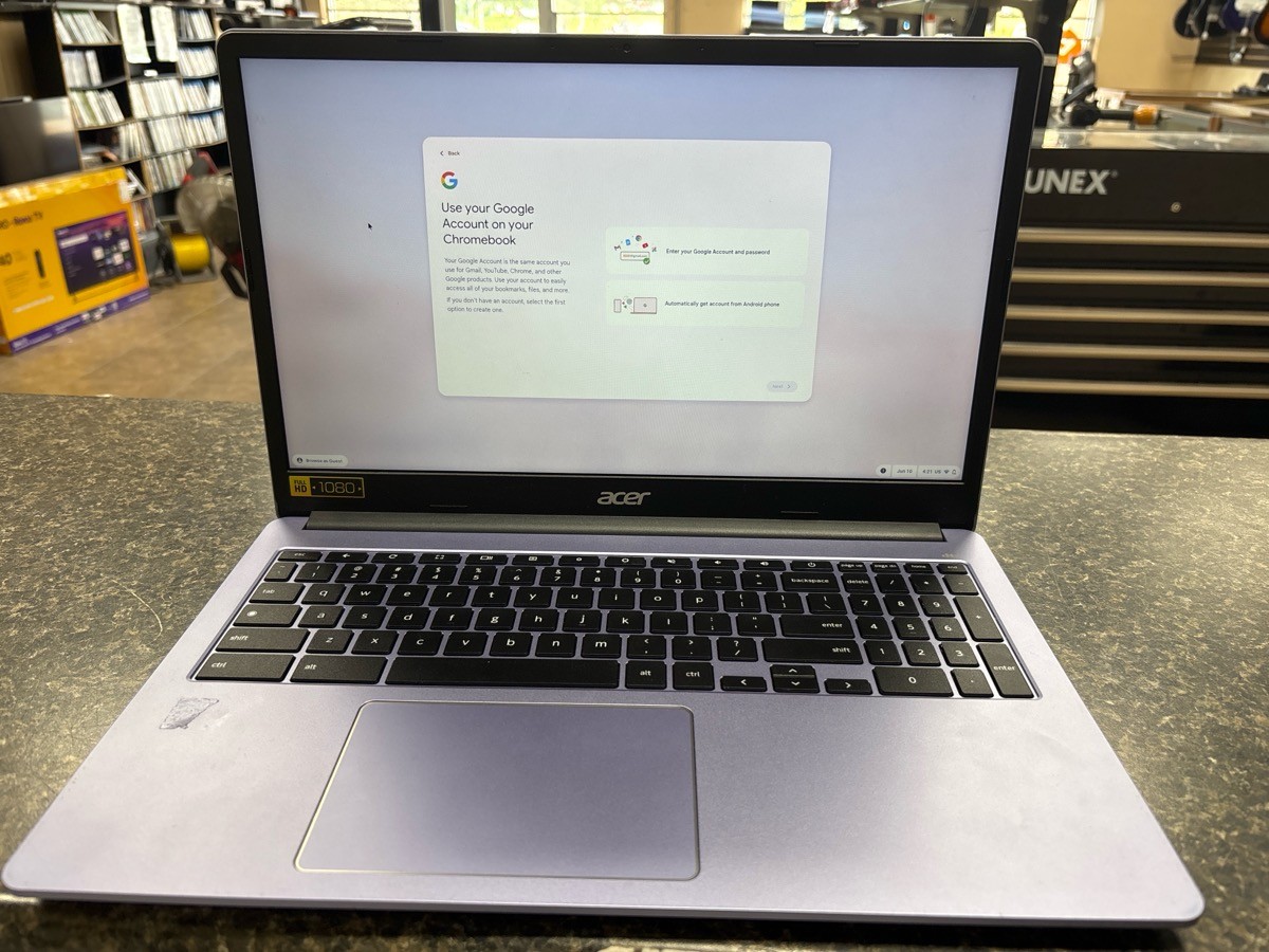 USED ACER N21Q9 CHROMEBOOK N4500 1.1GHz 4GB 64GB LAPTOP Computer (QUI005255)