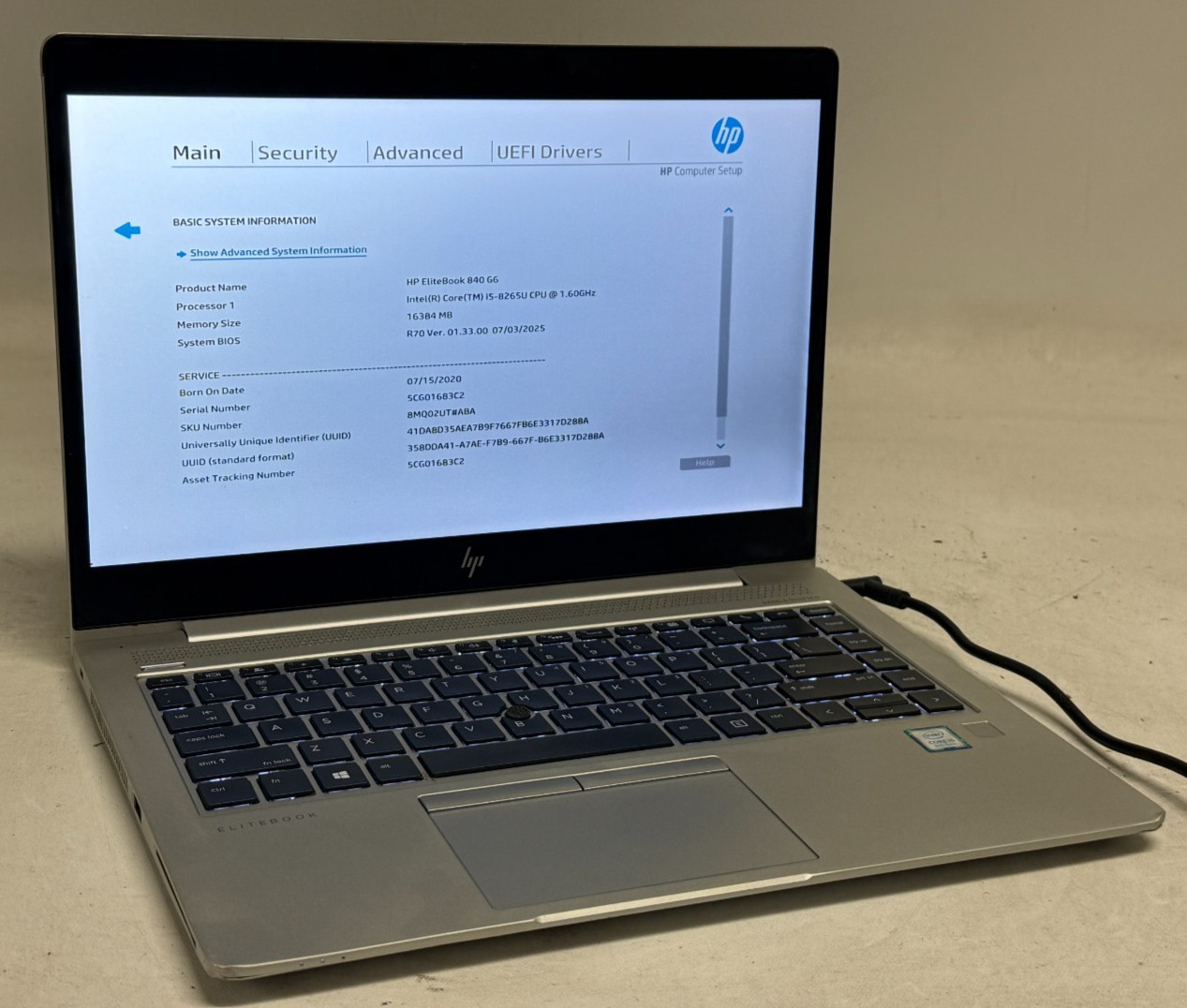 HP EliteBook 840 G6 Touch 14″ (i5-8265u – 16GB RAM – 256GB SSD – Win11Home)