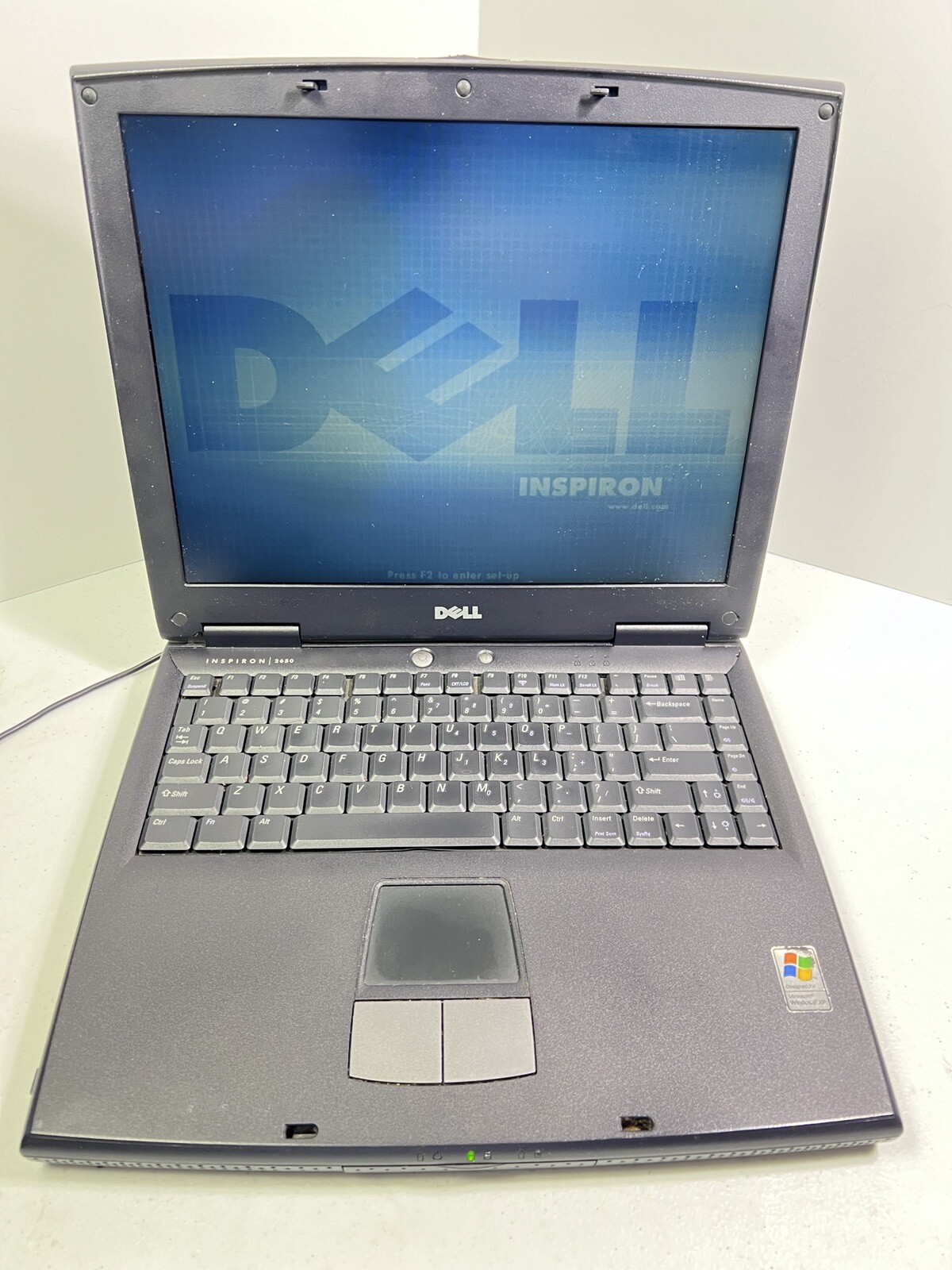 Dell Inspiron 2650 Pentium 4-M 1.8GHz 384MB Ram 30GB HDD 2002 Vintage Laptop