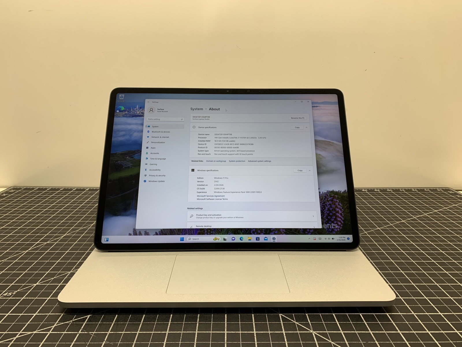 Microsoft Surface Laptop Studio Core i7-11370H, 512GB SSD, RTX 3050 Ti | #P222