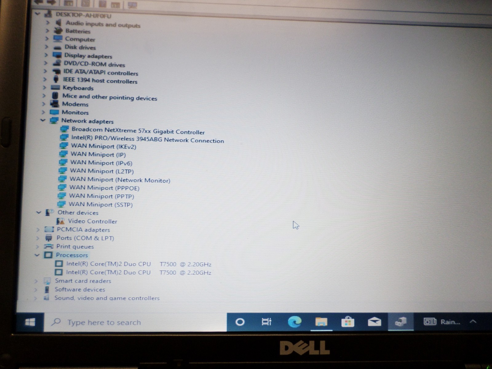 Dell Latitude D630 Core 2 T7500 @2.20GHz 2GB RAM 500GB HDD Win10 BAD BATTERY