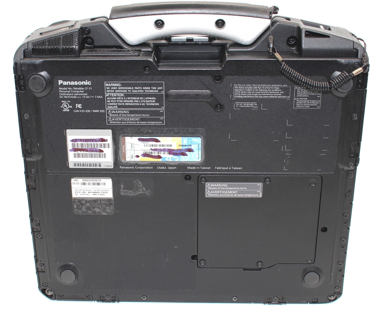 Panasonic tough CF-31 MK4 Core i7-3520M@2.9GHz/1TBSSD/4G LTE/ TOUCH/WIN11P64B