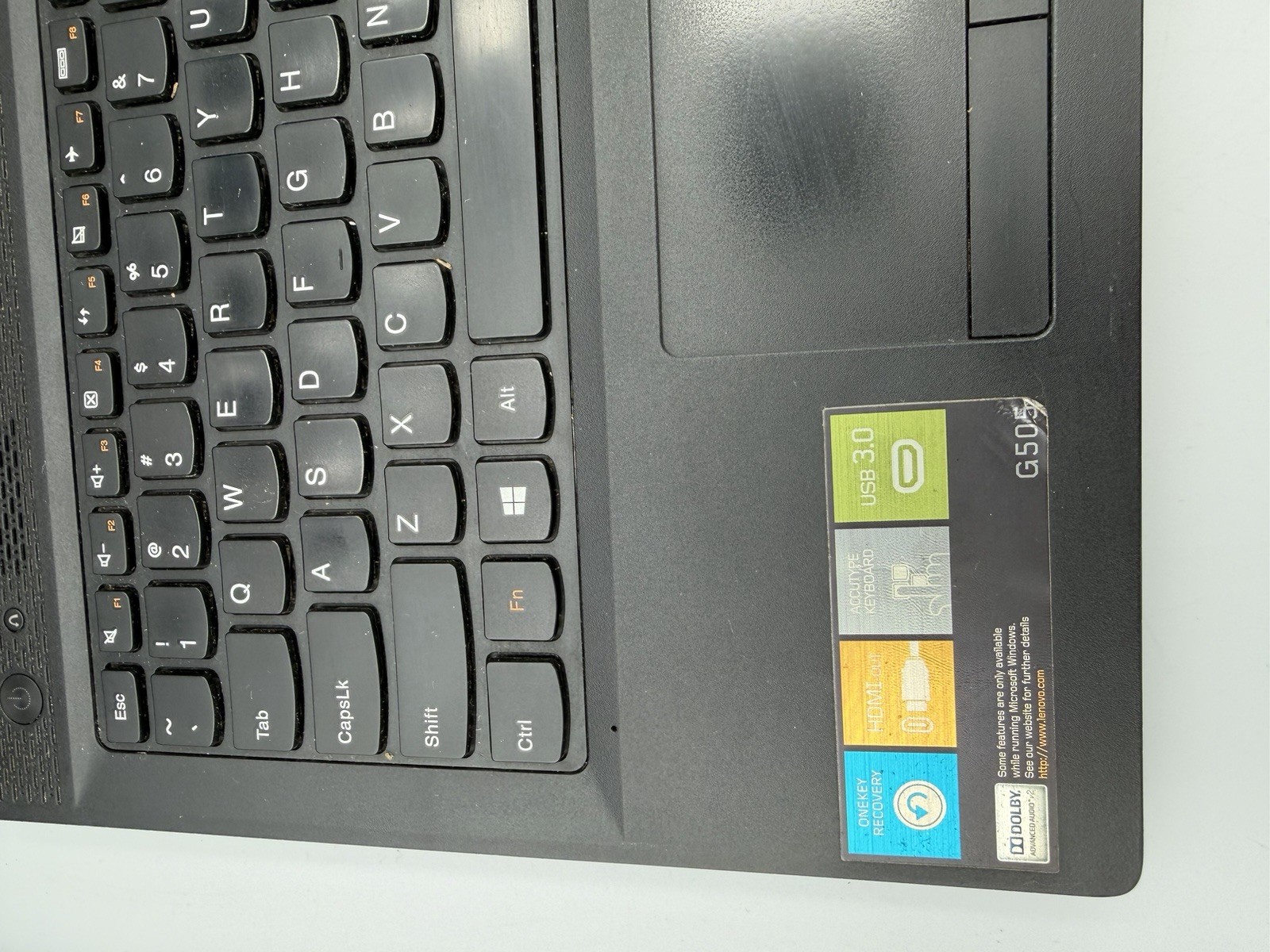 Lenovo G505 Laptop AMD E1 15.6in Black For Parts Repair Untested No Charger ASIS
