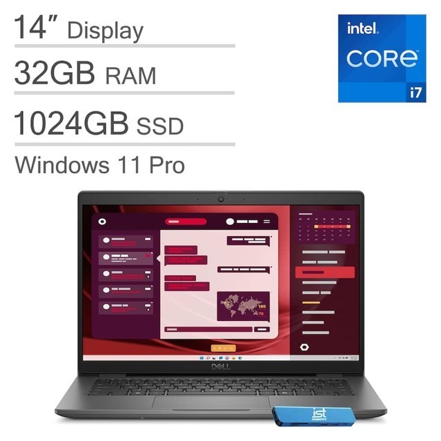 Dell – Upgraded – Latitude 3450 14″ FHD Business Laptop – Intel Core i7 with 32G