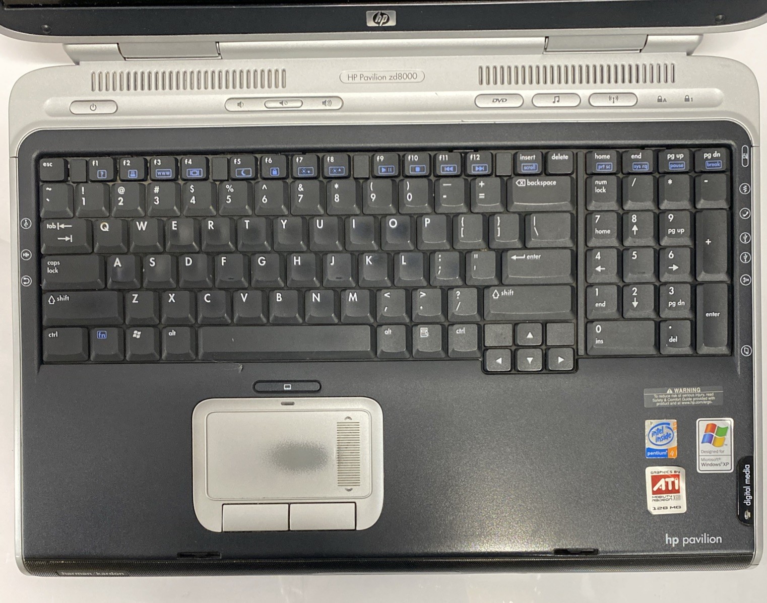 Vintage HP Pavilion zd8000 – Untested | No Hard Drive | READ