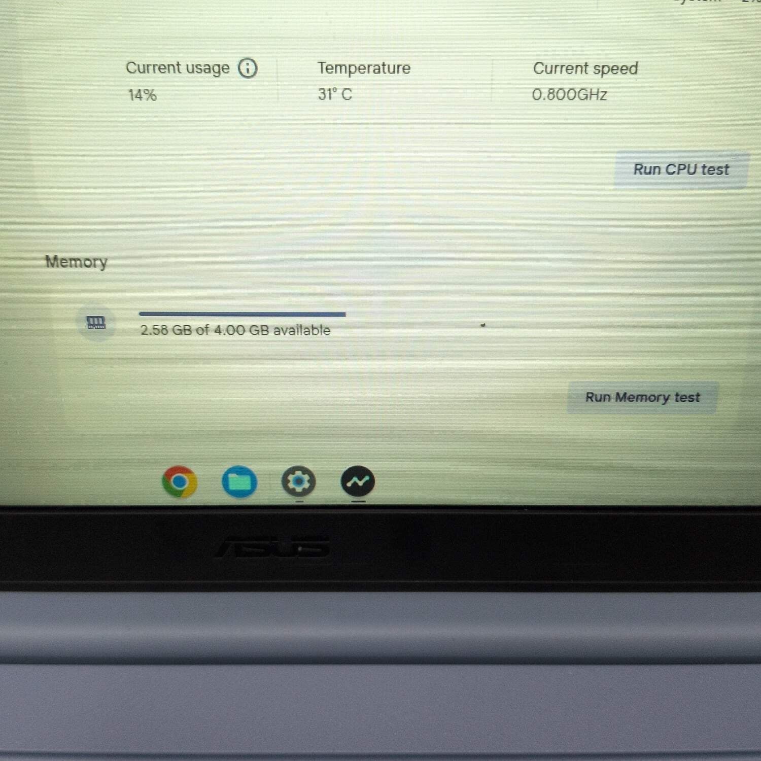 Asus Chromebook CX1505CKA 14″ Celeron N4500 2.8GHz 4GB RAM 32GB SSD