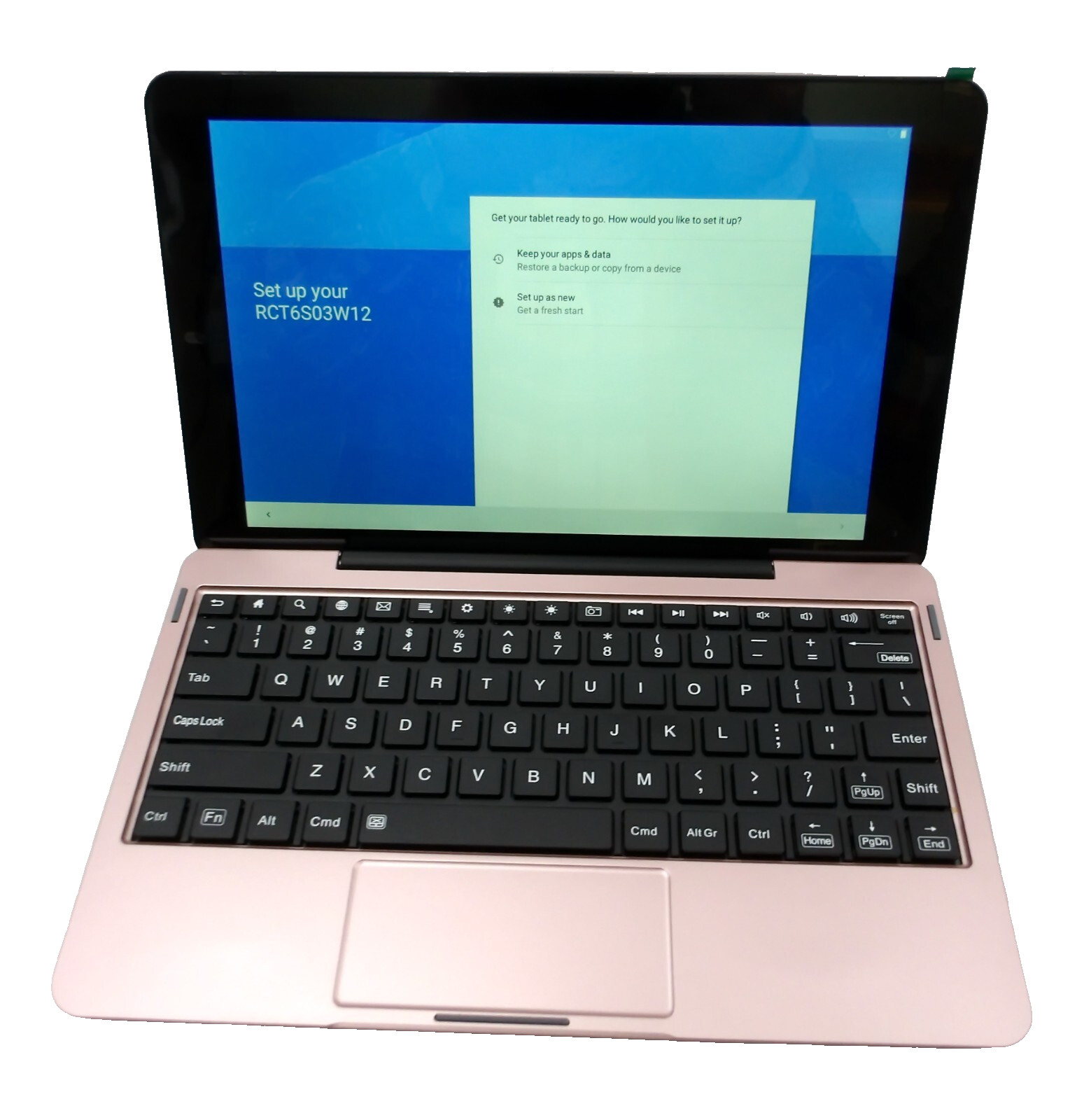 RCA Premier Atlas 10 Pro -S Tablet Laptop Detachable Key Board Color ROSE GOLD