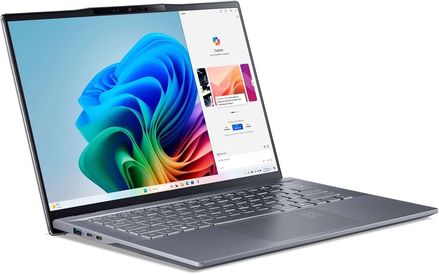 Swift 14 AI Notebook 14.5″ 16GB LPDDR5X 1TB SSD Certified Refurbished