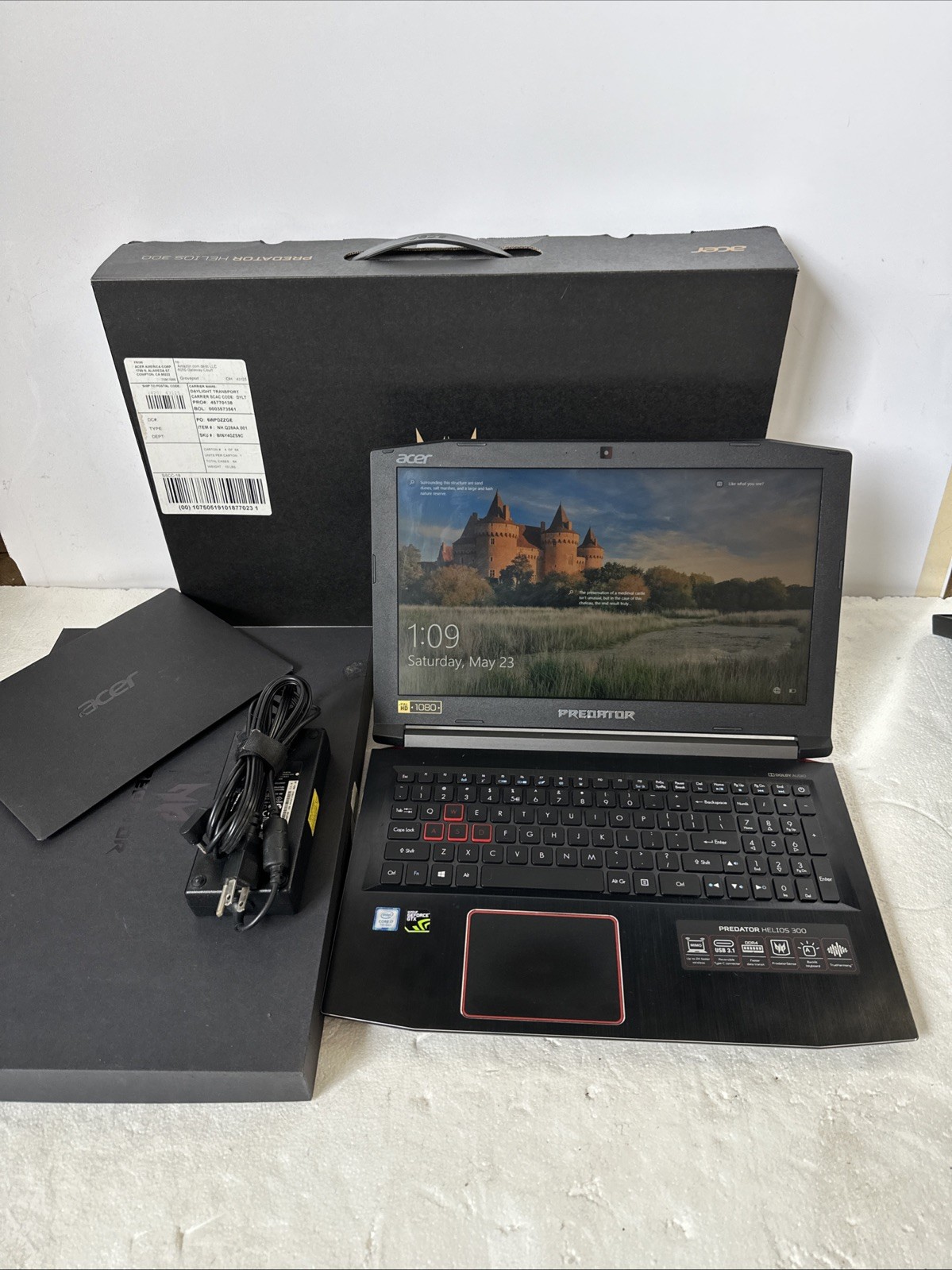 Acer Predator Helios 300 Windows 10 Home 15.6″ Intel Core i7=7700HQ NO SOUND