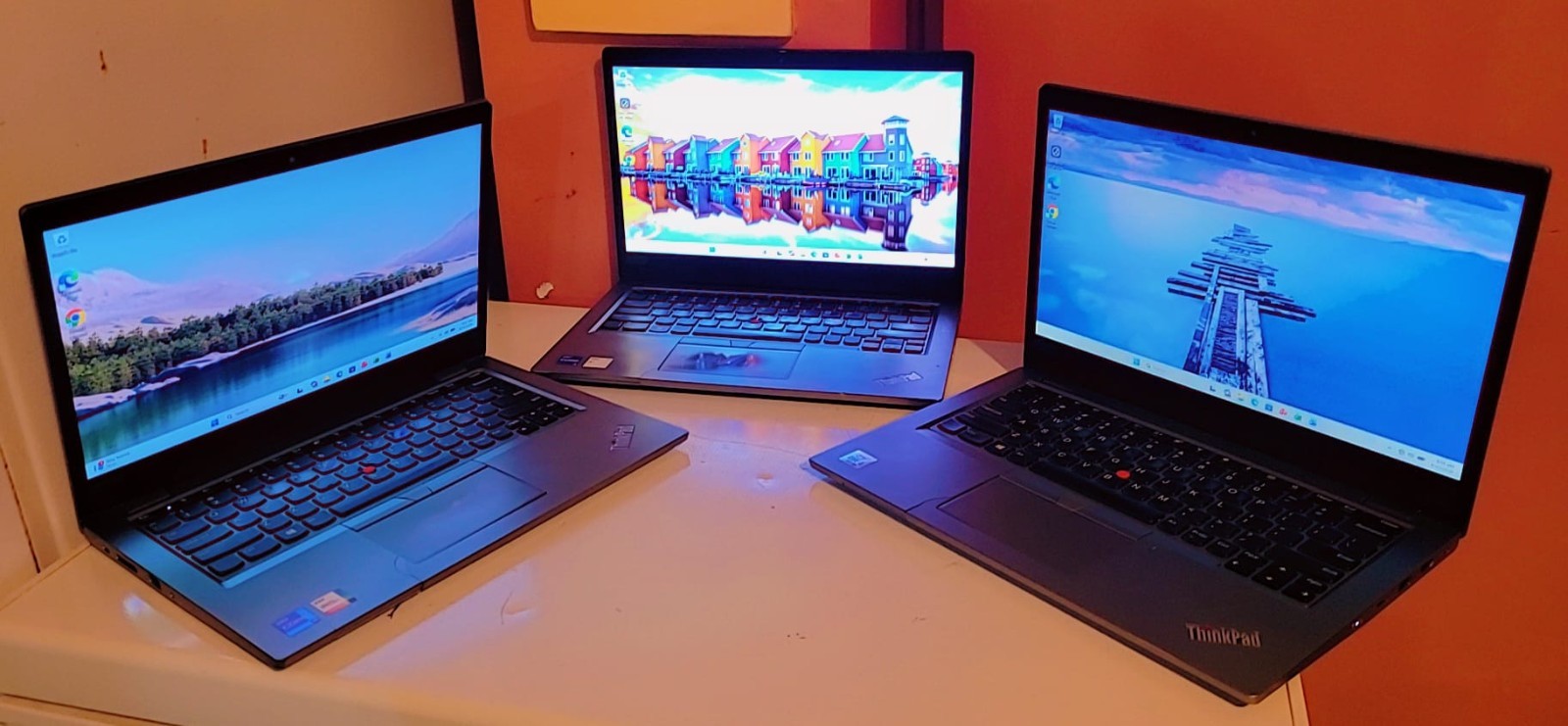 Lot of 3 Lenovo ThinkPad L13 Gen 2 13″ i5-1135G7 8GB 256GB SSD WIN 11P O365