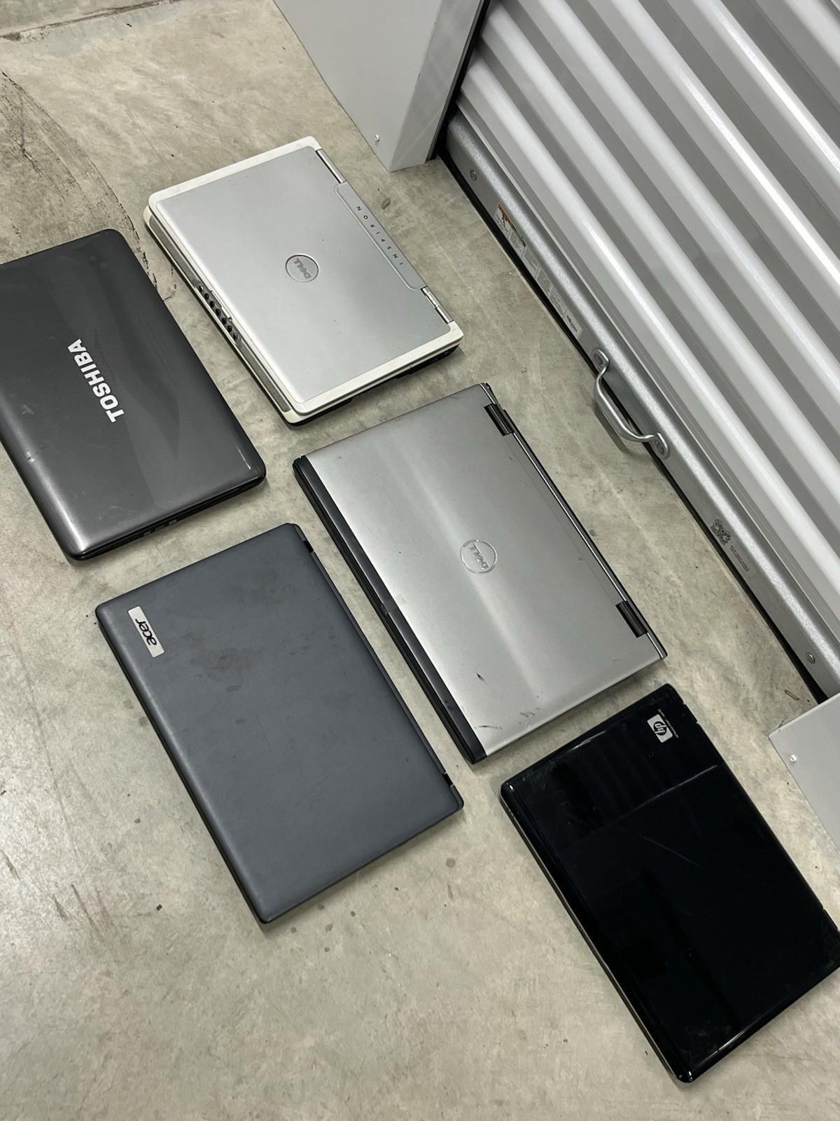 Lot of 5 Mixed Brand Laptops | HP, Dell, Toshiba, Acer | Read Description
