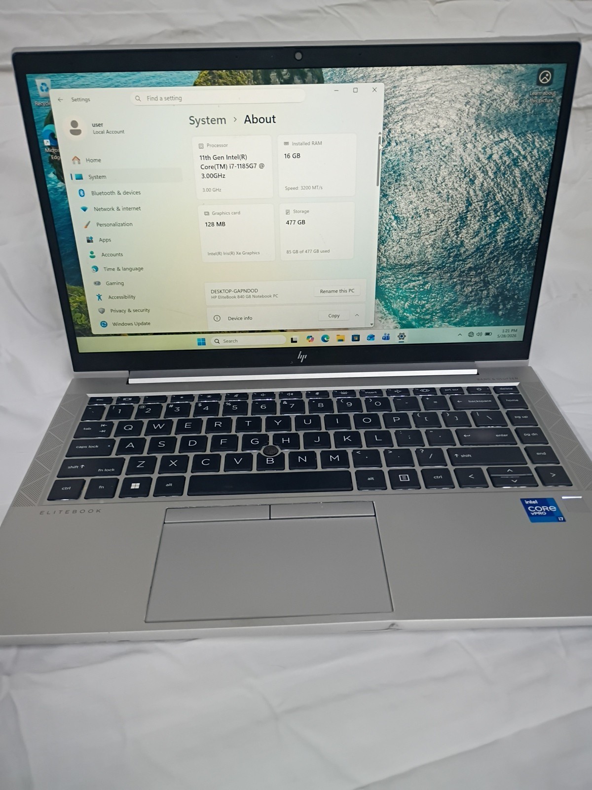 HP Elitebook 840 G8 Notebook PC