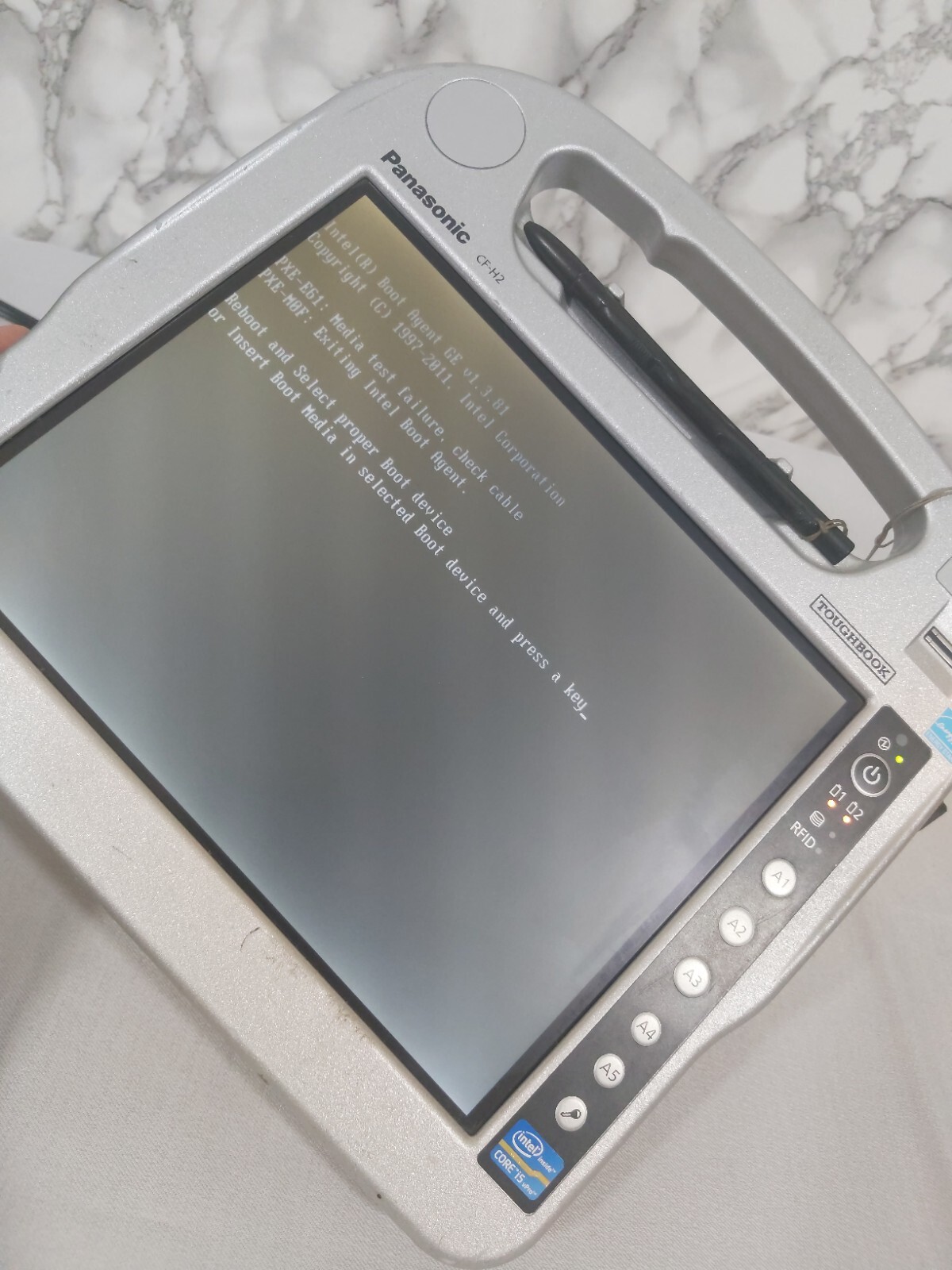 Used Panasonic Toughbook CF-H2 Tablet PC Computer – CORE i5 (No HDD)