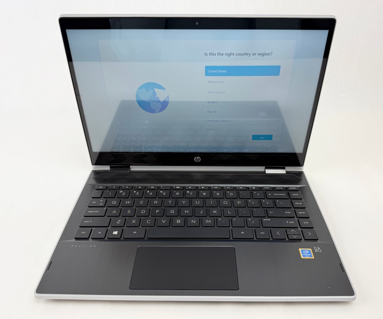 HP Pavilion x360 14t-cd000 14″ HD Intel Pentium 4415U 8GB 512GB SSD W11H 2in1