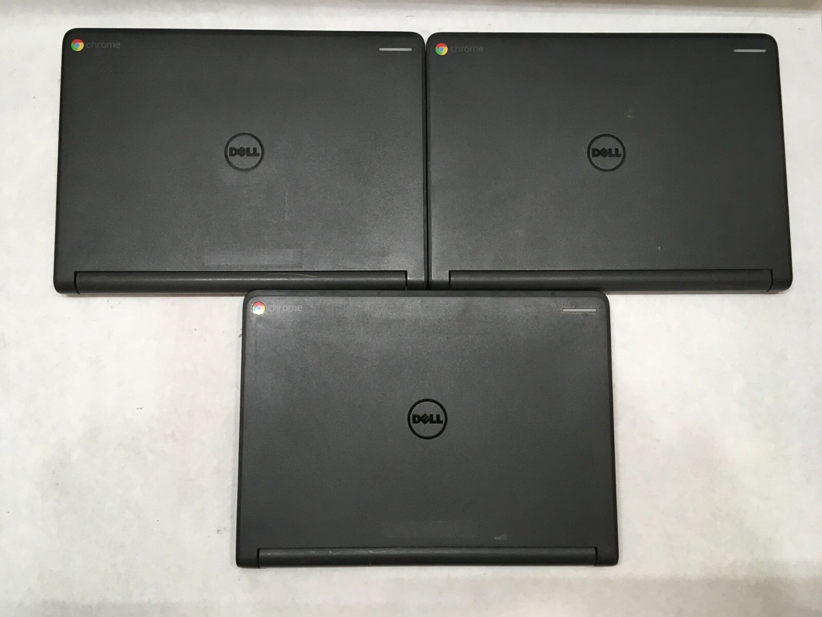 Dell Chromebook 11 3120 Lot of 6 Celeron 4 GB Ram 16 GB Storage Minor Issues- FT