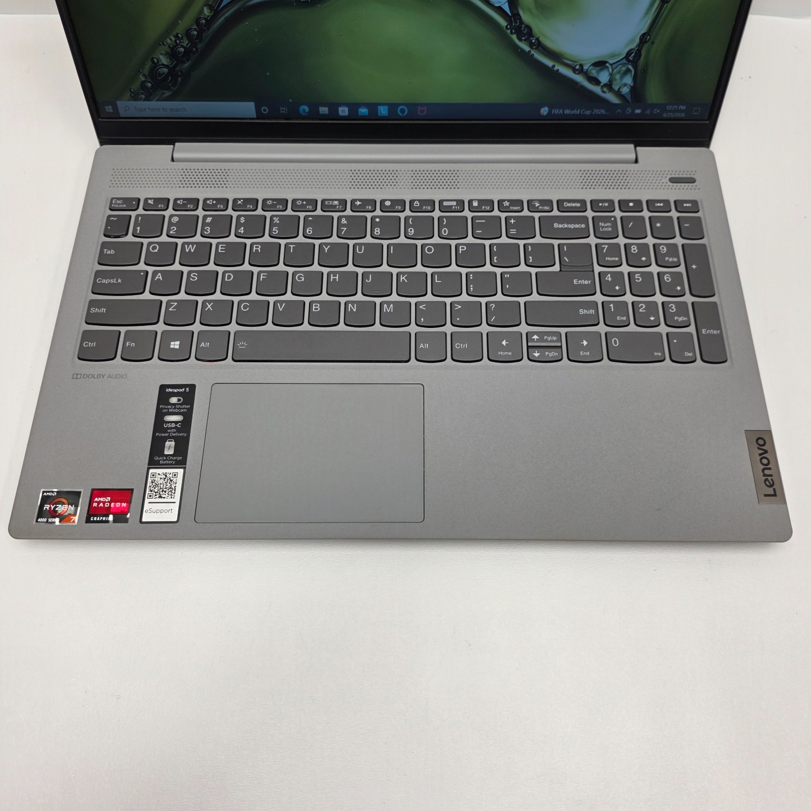 LENOVO IdeaPad 5 15ARE05 15.6″ Ryzen 7 4700U 2.00Ghz 8GB RAM 512gb NVMe WIFI