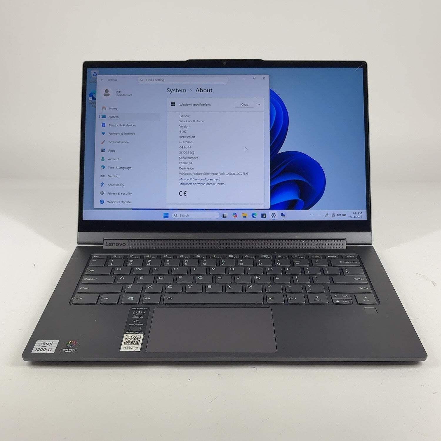 Lenovo Yoga C940 81q9 14″ i7-1065G7 1.3GHz 12GB RAM 512GB SSD