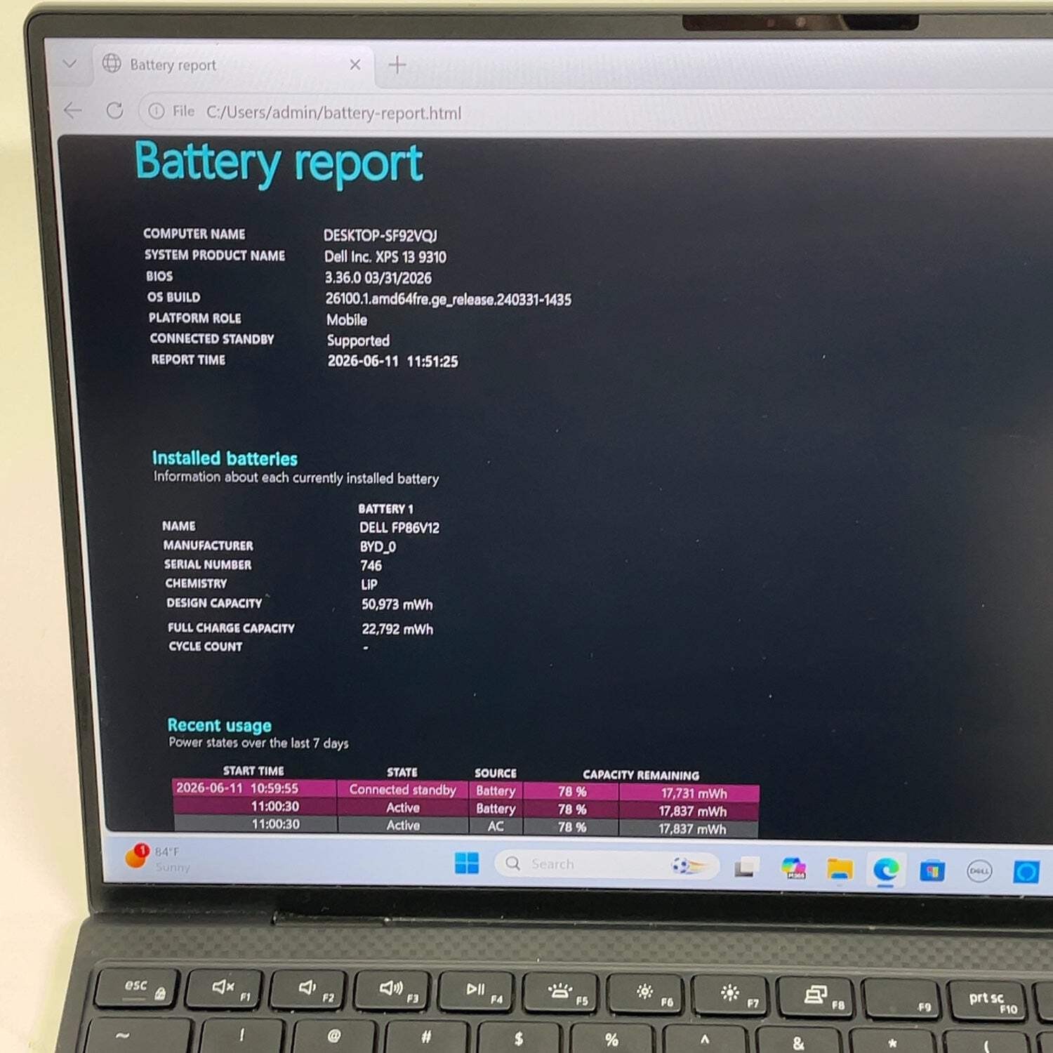 Dell XPS 9310 13.4″ i5-1135G7 2.4GHz 8GB RAM 256GB SSD