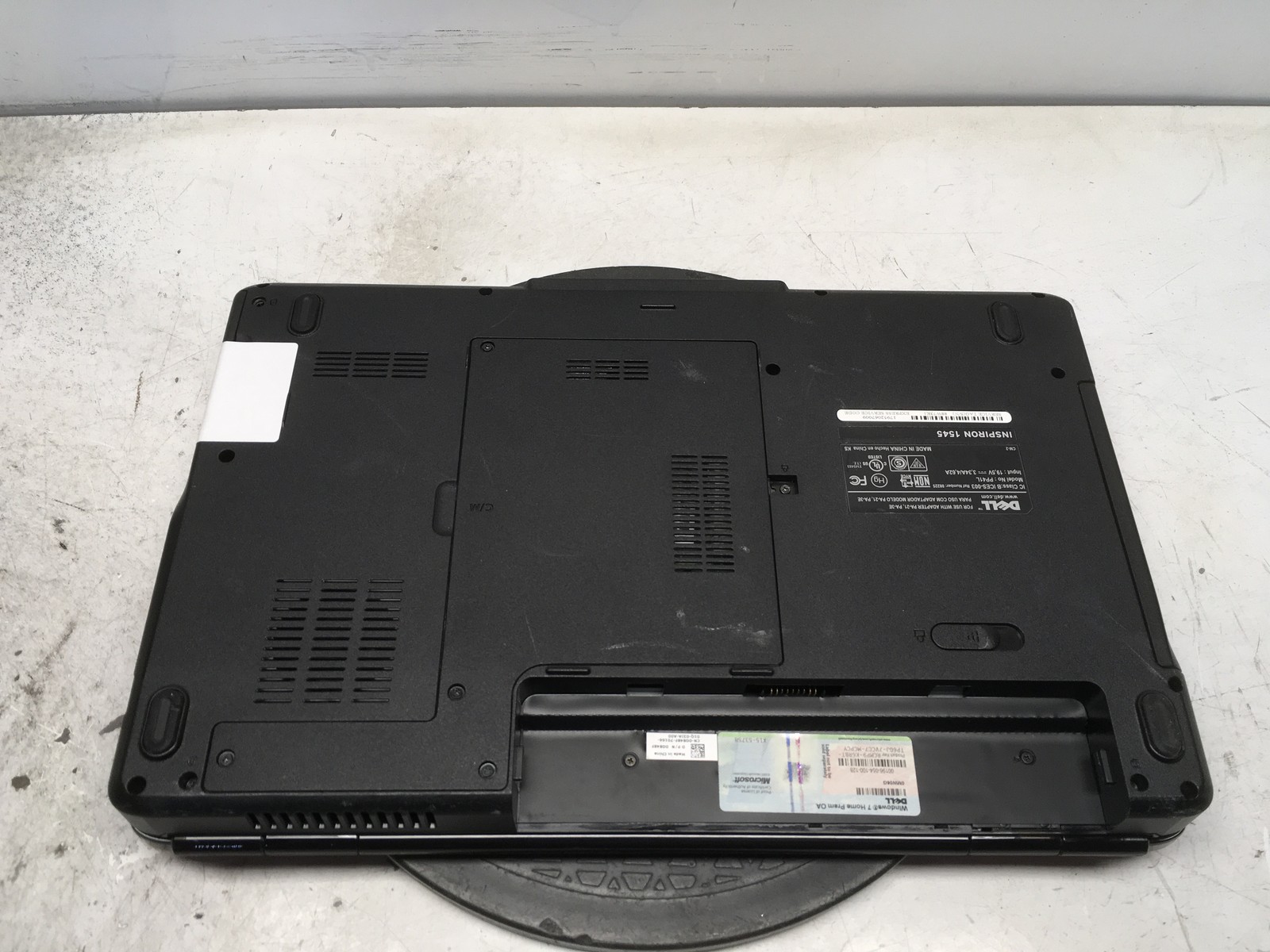 Dell Inspiron 1545 Intel Pentium Dual-Core T4300 2.1GHz 4 GB NO HDD No Batt