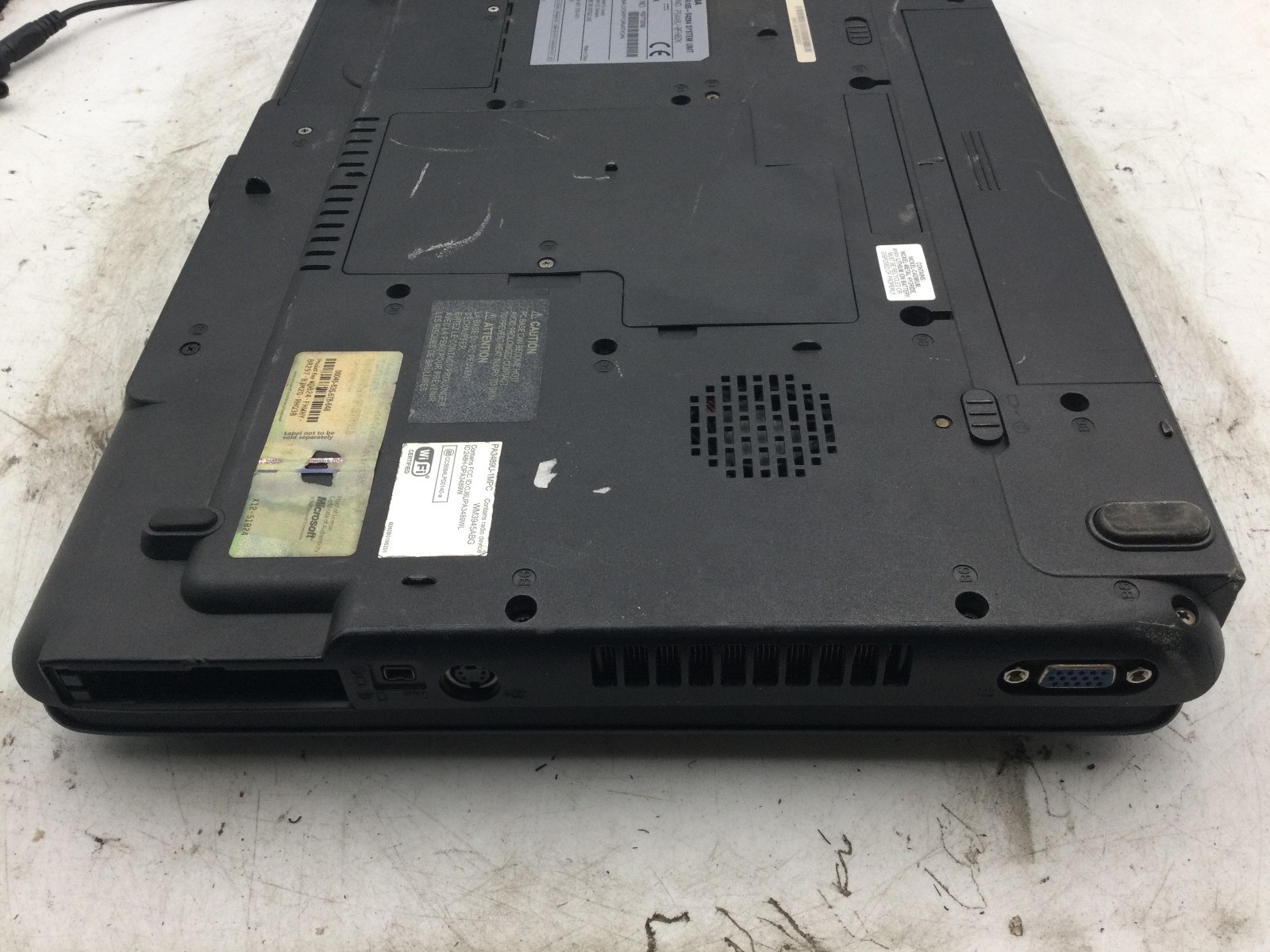 TOSHIBA SATELLITE A105-S4284 – FOR PARTS – INTEL CENTRINO – 1GB RAM – READ – BB!