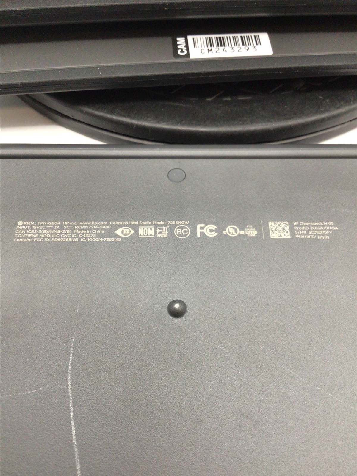 Lot of 5 HP Chromebooks 11 G5/14 G5 16GB/32GB