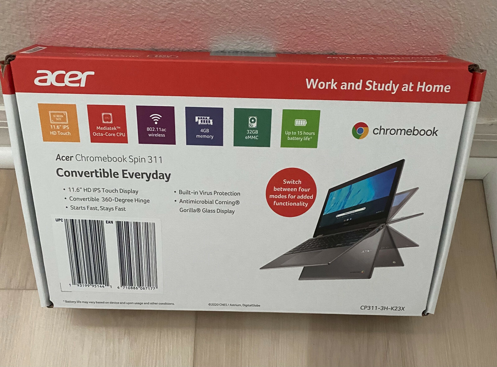 Acer Chromebook Spin 311 Convertible Laptop