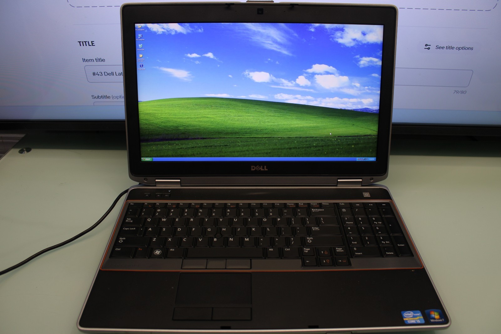 #43 Dell Latitude E6520 15.6″ Laptop Intel Core i5 4GB RAM 320GB HDD Windows XP