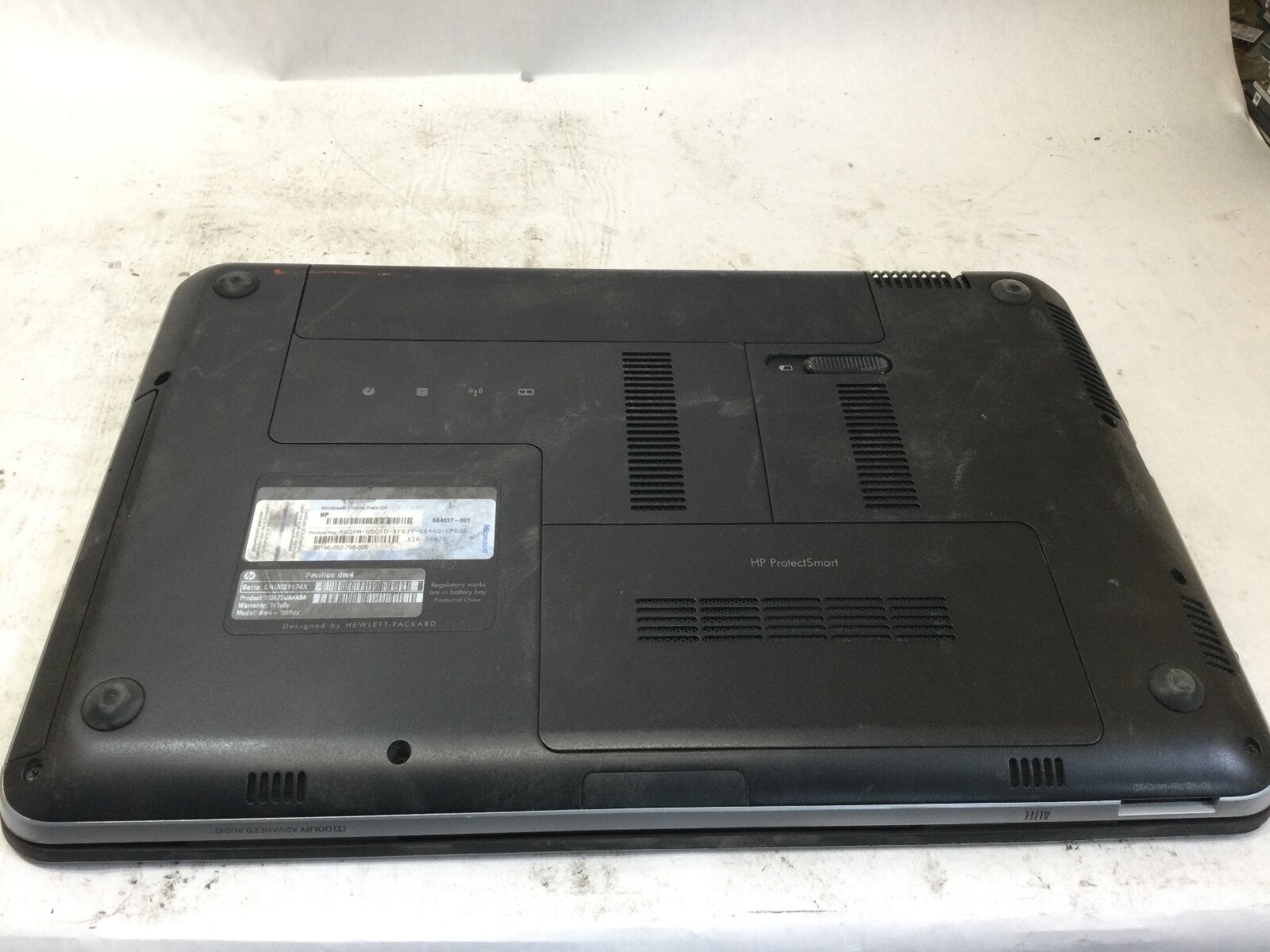 HP PAVILION DM4 NOTEBOOK – INTEL I5 M430 – 4GB RAM – BOOTS TO BIOS -READ DESC-BB