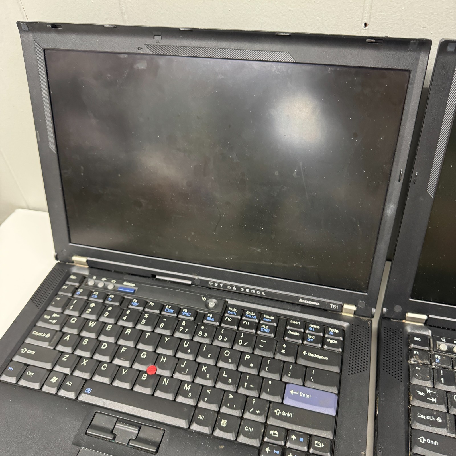 Lenovo ThinkPad T61 No HDD No Charger Set of 2 For PARTS ONLY UNTESTED | READ