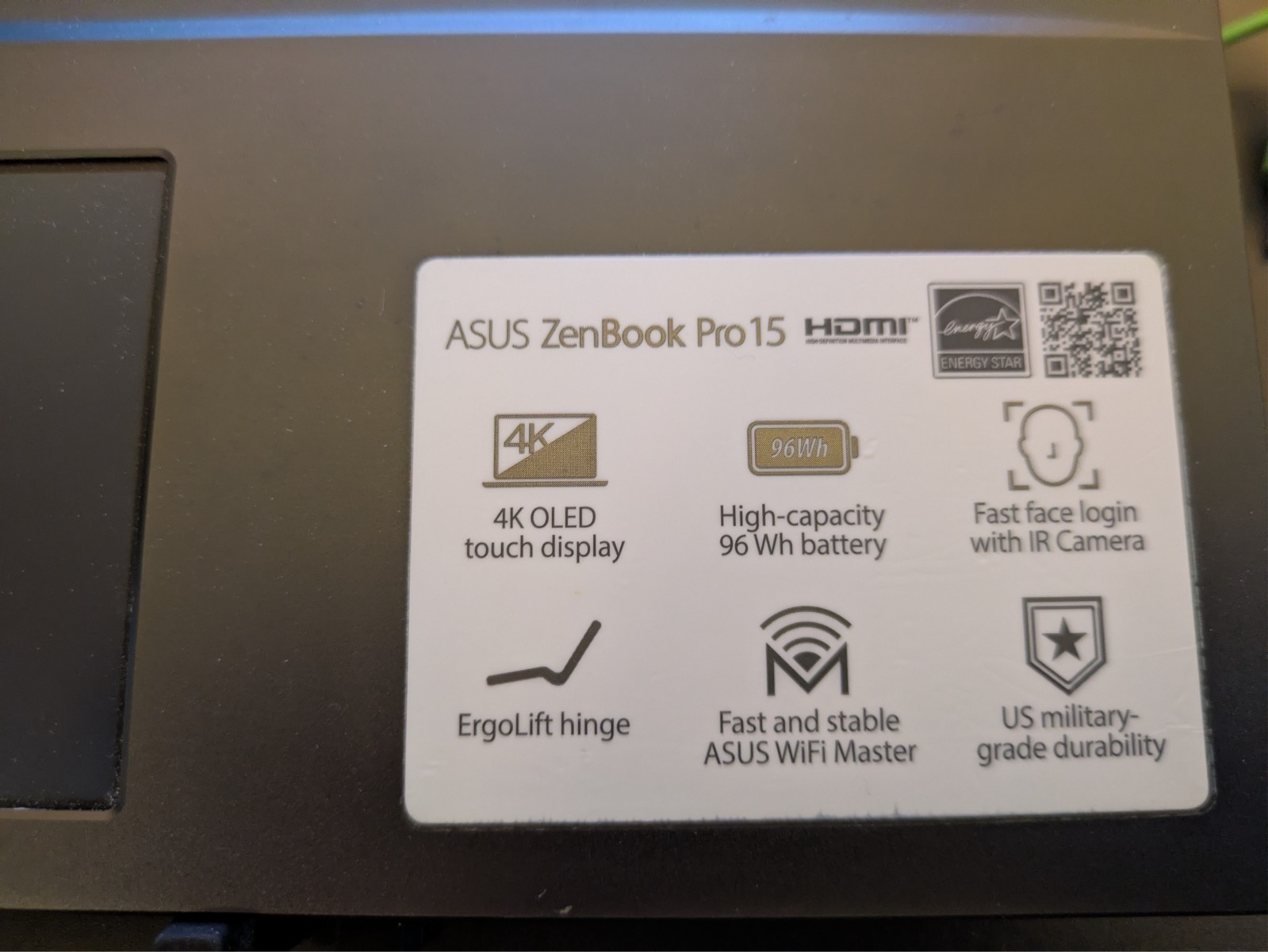 ASUS ZenBook Pro 15 Laptop 15.6″ UX535LI-IH77T Parts/Repair *Read Description*