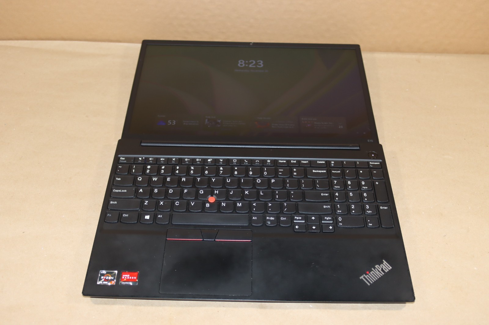 Lenovo ThinkPad E15 2nd Gen 15.6″ (256GB SSD, AMD Ryzen 7 4000 Series, 16GB Ram)