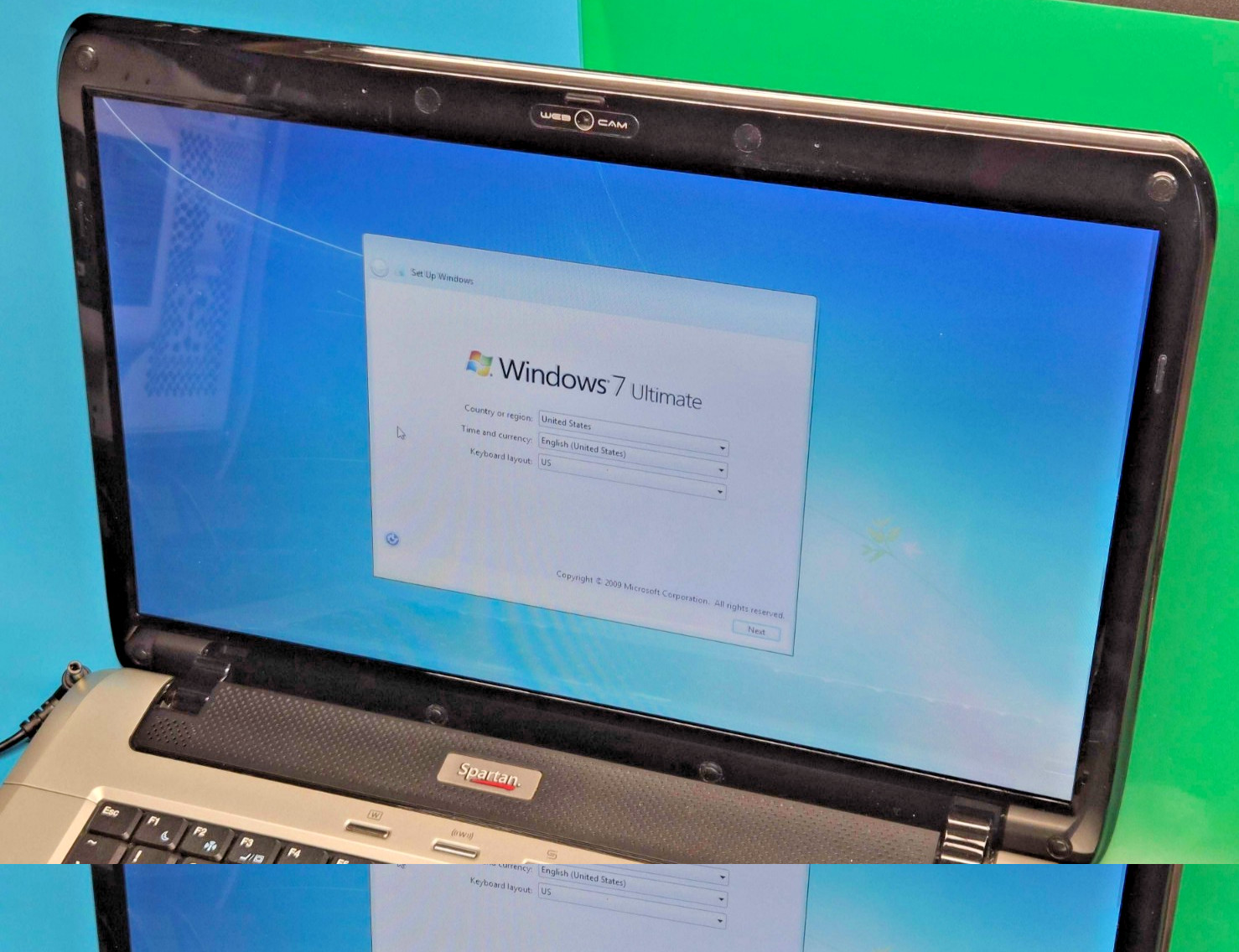 Vintage Spartan SCM151 Laptop Pentium T4400 4GB RAM 160GB HDD Windows 7 Grade B