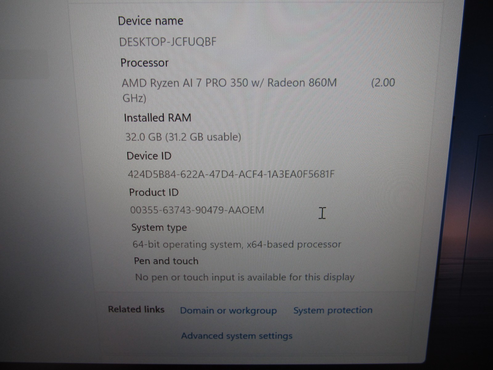 Dell Pro 14 Plus PB14255 Ryzen AI 7 PRO 350 32GB 512GB SSD 14″ FHD+ Non Touch