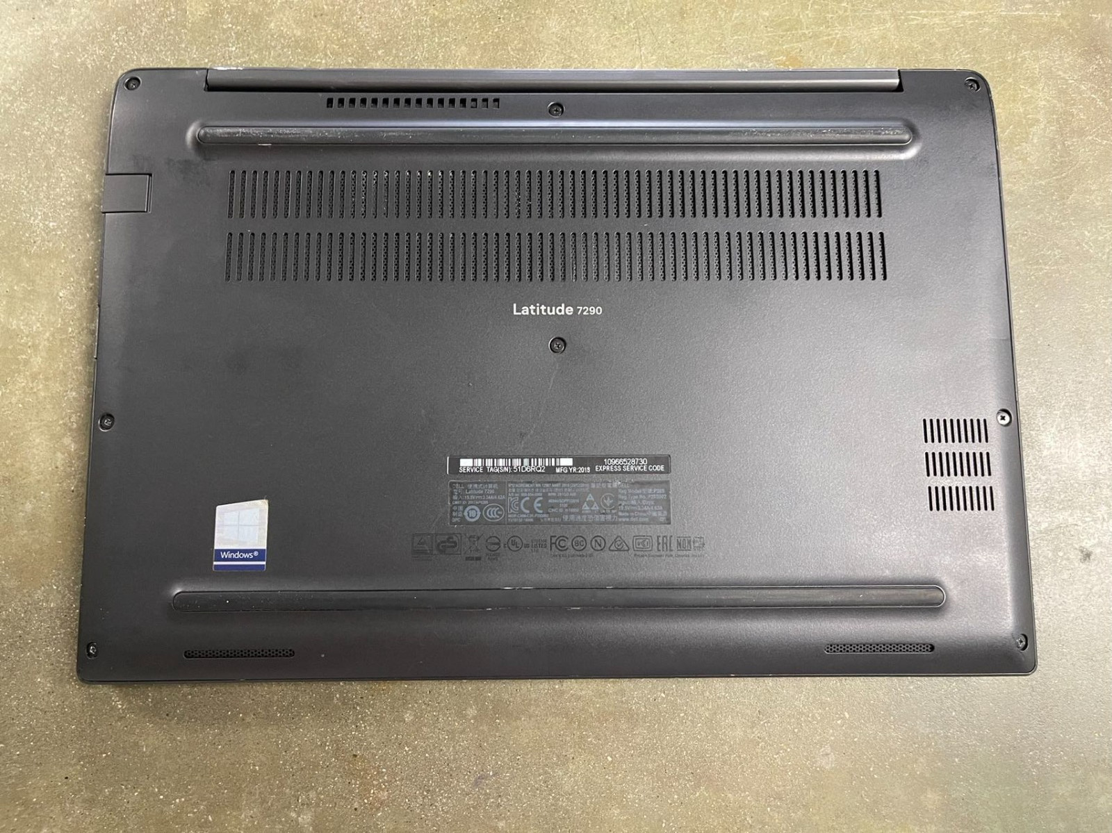 LOTX3 Dell Latitude 7290 12.5″ i5-8350U Laptop MOTHERBOARD SCREEN KEYBOARD